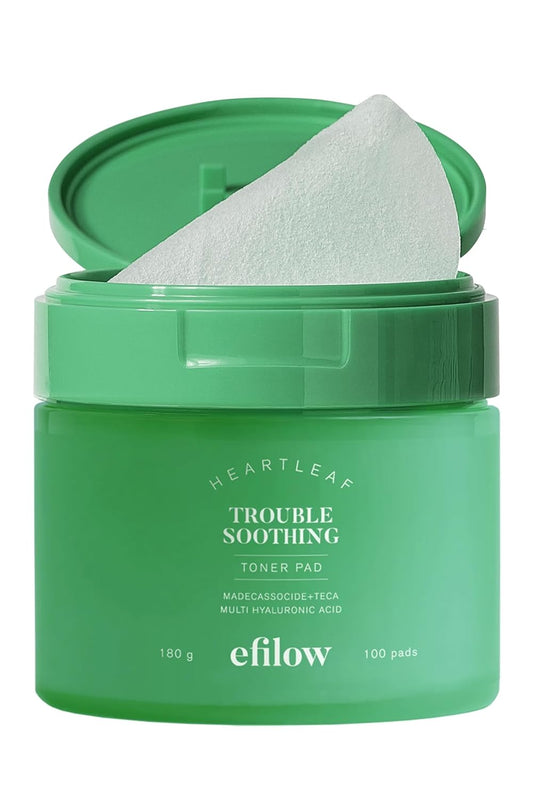 Heartleaf Biome Trouble Calming Pad 100 Sheets | Soothing Cleansing Pads for Face Redness and Sensitivity | Pure & Refreshing Korean Face Pads
