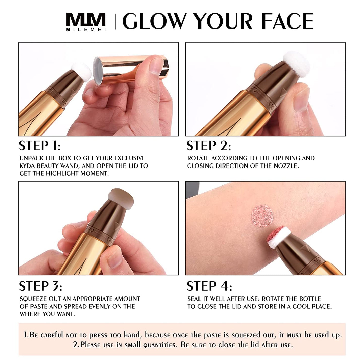 3 Color Contour Beauty Wand, Highlighter ，Face Concealer Contouring with Cushion Applicator Long Lasting & Smooth Matte Finish Liquid Illuminator Makeup Stick .(01 Contour+03 Cherry Red +05 Bronze Gold)