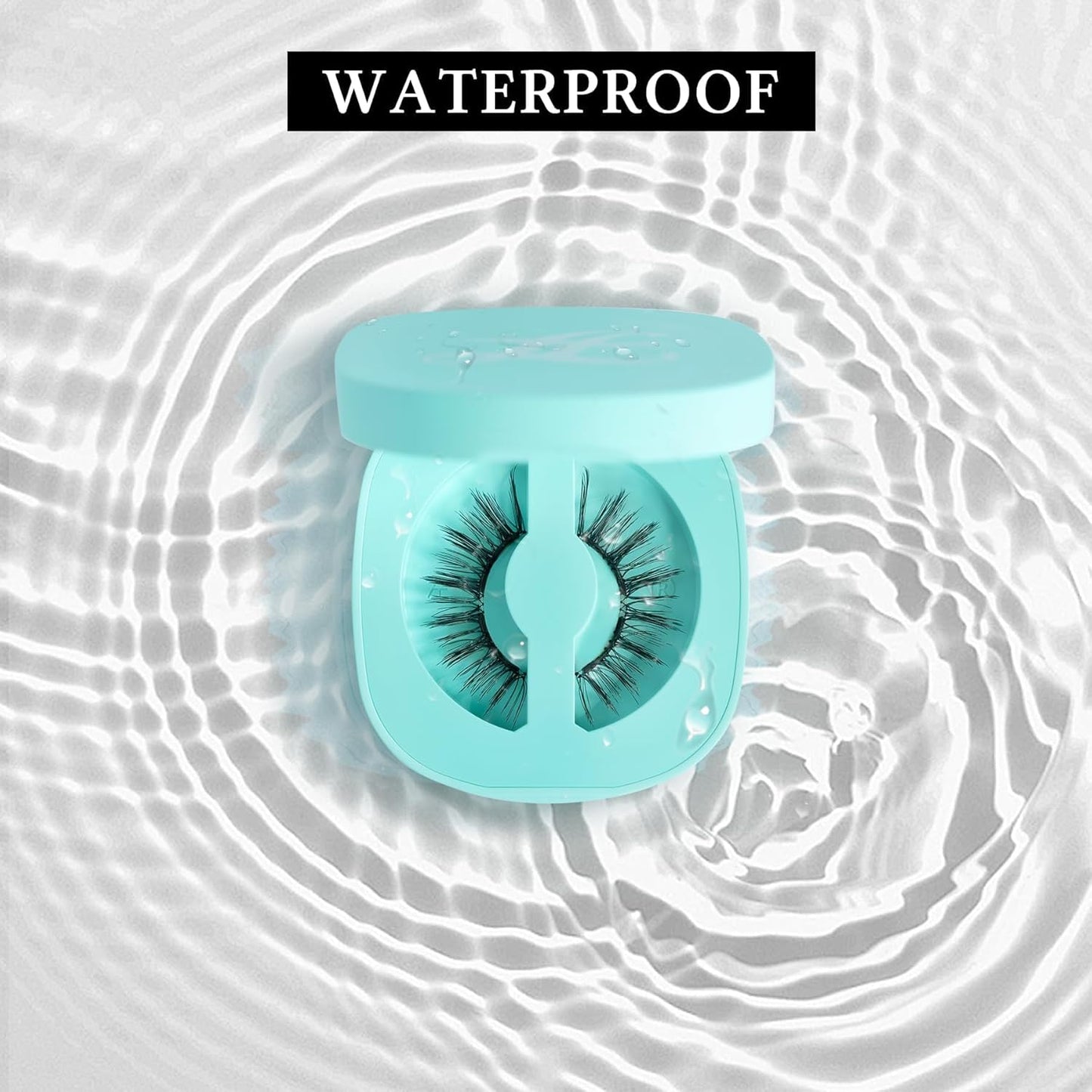 Magnetic Eyelashes, Natural Series Magnetic lashes with applicator, Reusable Glue-free False Eyelashes, Waterproof, Lightweight Wispy lashes, Suit for Natural Makeup