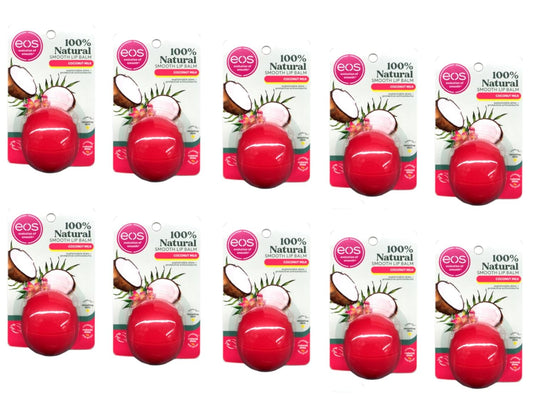 eos Coconut Milk Lip Balm 0.25 Oz. (Pack of 10)