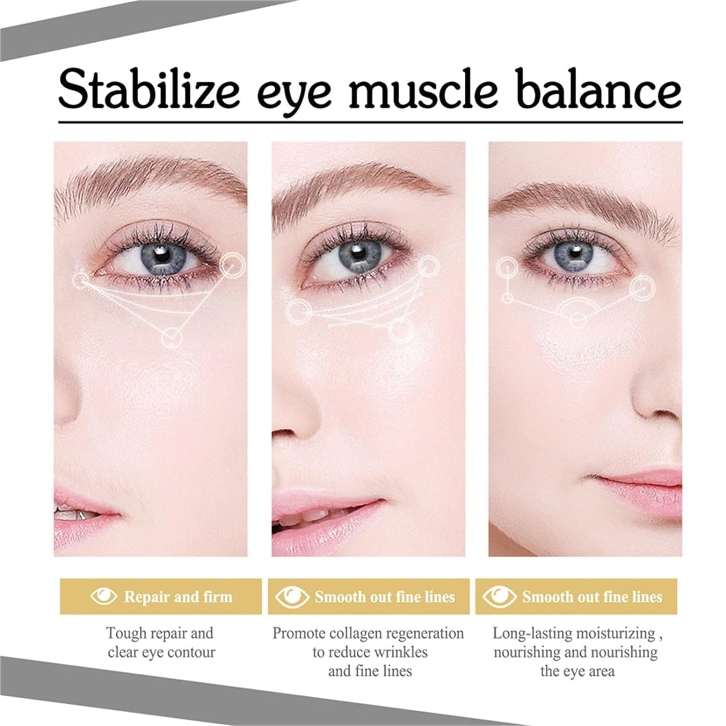 2PCS Eye Effects Age-Defying Tinted Firming Gel, Eye Effects Firming Gel, Eye Effects Firming Gel, Reduce Eye Skin Problems ，Wake Up Eye Gel