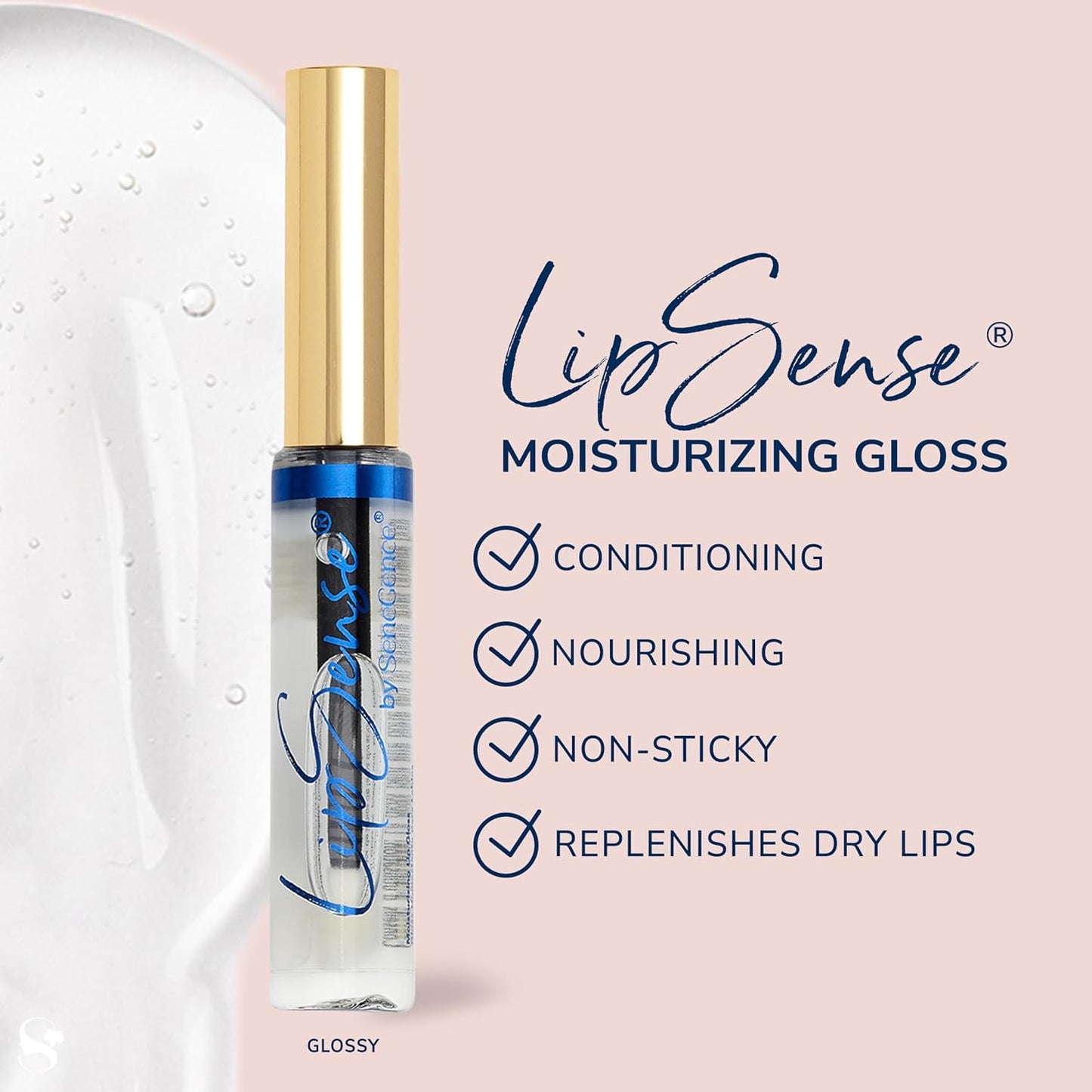 SeneGence LipSense Sheer Berry Liquid Lipstick and Glossy Clear Lip Gloss Duo – 18HR Wear, Hydrating, Waterproof, Transfer-Proof