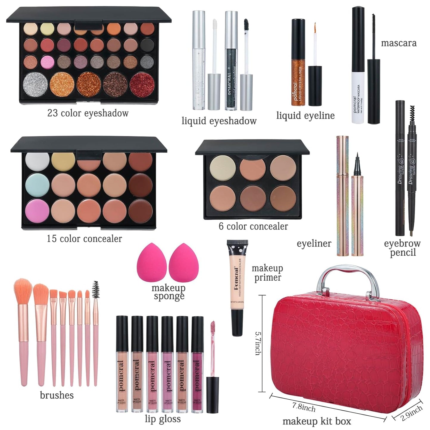 Makeup Kit,Makeup Set For Women Full Kit,Professional Make up Kit For Beginners,Makeup Gift Set For Women,Makeup Sets for Girls,Makeup Kit For Teens