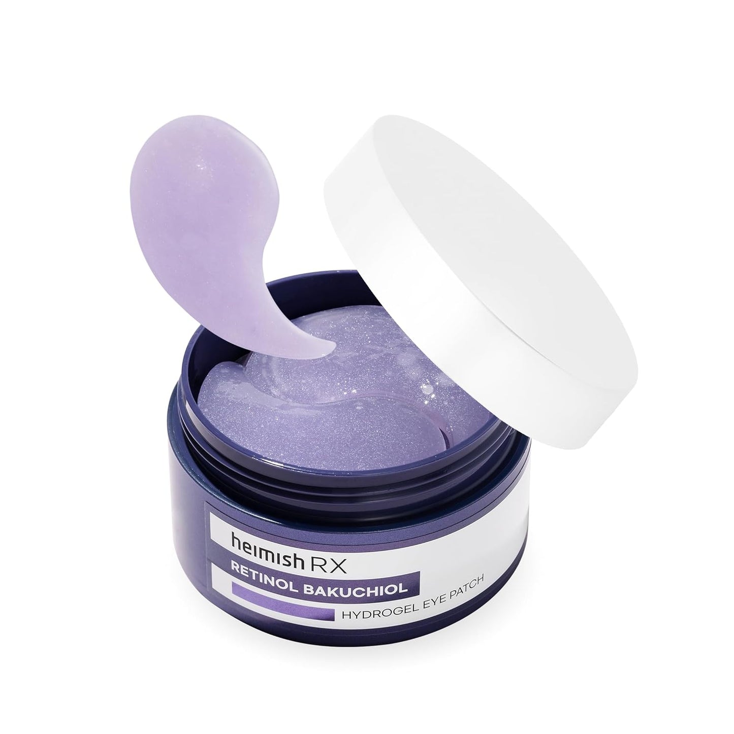 HEIMISH RX Retinol Bakuchiol Hydrogel Eye Patch - Anti Aging Under Eye Patches, Hydrating Formula with Retinol, 2% Niacinamide for Dark Circles, Puffiness & Wrinkles, Korean Skincare, 1.4g/60ea