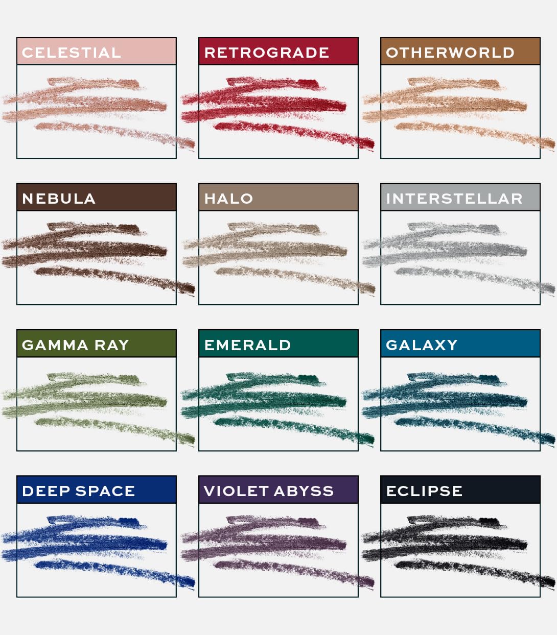 MAKE Beauty Continuum Waterproof Gel Eyeliner Pencil. Creamy, Pigmented Multi-Use, including Waterline with Built-in Sharpener and Blending Brush. Smudge-Proof Makeup. Shade - Emerald, Green