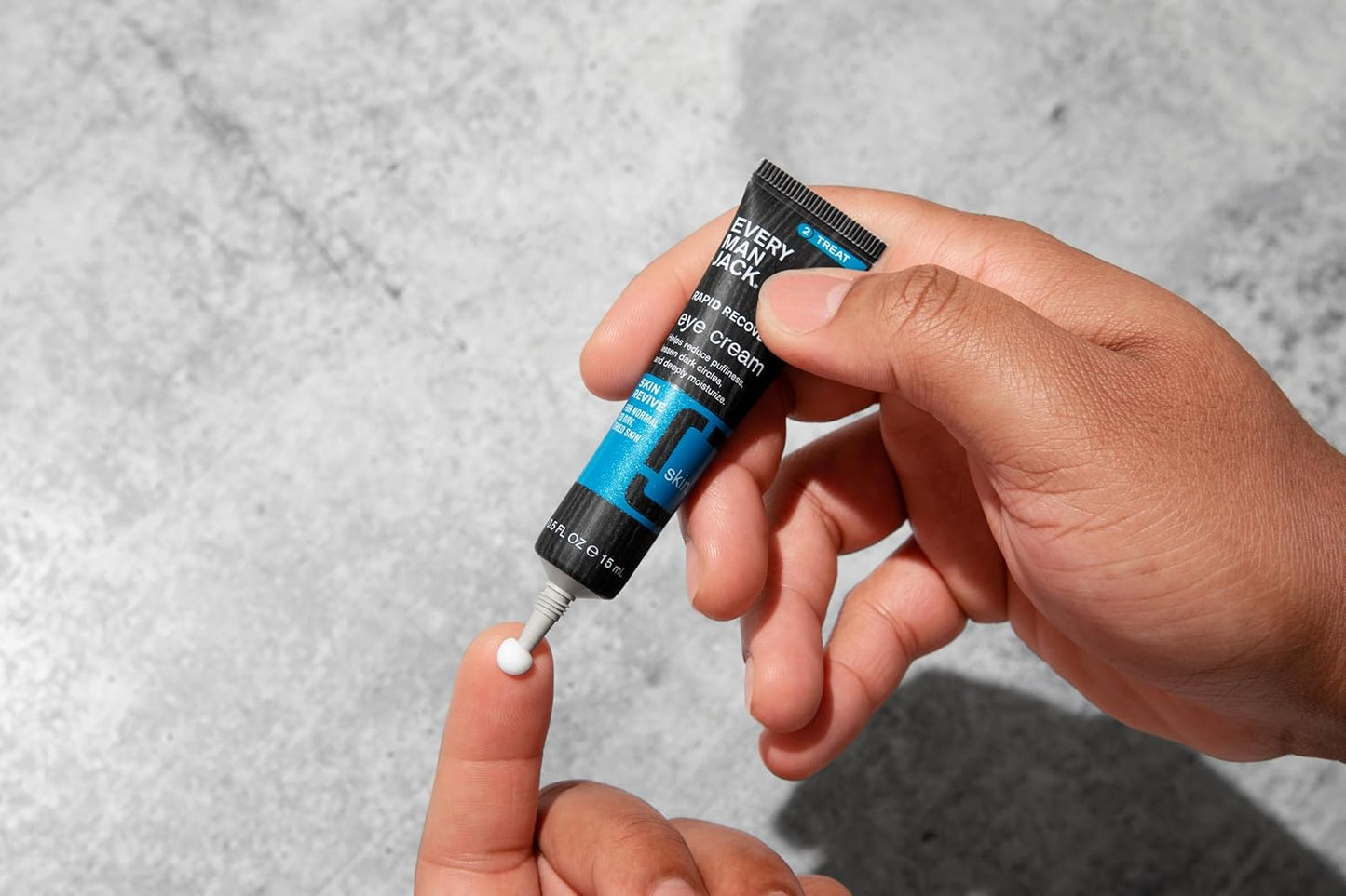 Every Man Jack Rapid Restoring Eye Cream - Skin Revive| Helps Lessen Dark Circles, Reduces Puffiness - For Normal, Dry, and Moisturizes Tired Skin | 0.5oz Eye Cream - Twin Pack