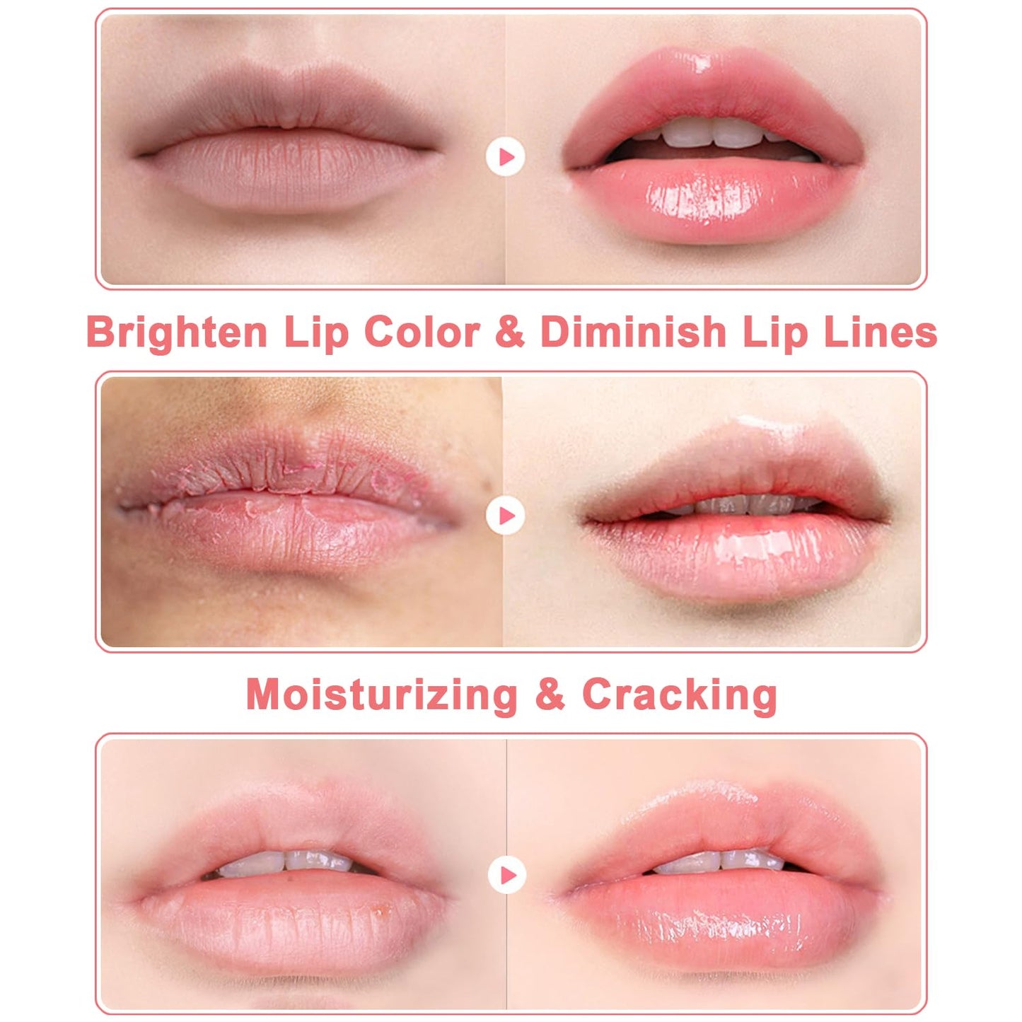 3 PCS Bee Lip Balm Mask Honey Pot, Watermelon, Cherry & Coconut Propolis Moisturizing, Hydrating Prevention for Dry and Cracked Lips, Scrubs Exfoliator (Cherry, Honey & Apple Lime)