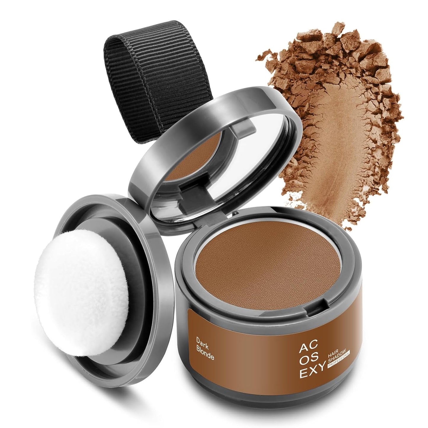 Instantly Cover Gray Hair, Thinning Hairline, Bald Spots, and Beard Lines - Root Touch Up Powder for Women and Men (Dark Blonde)