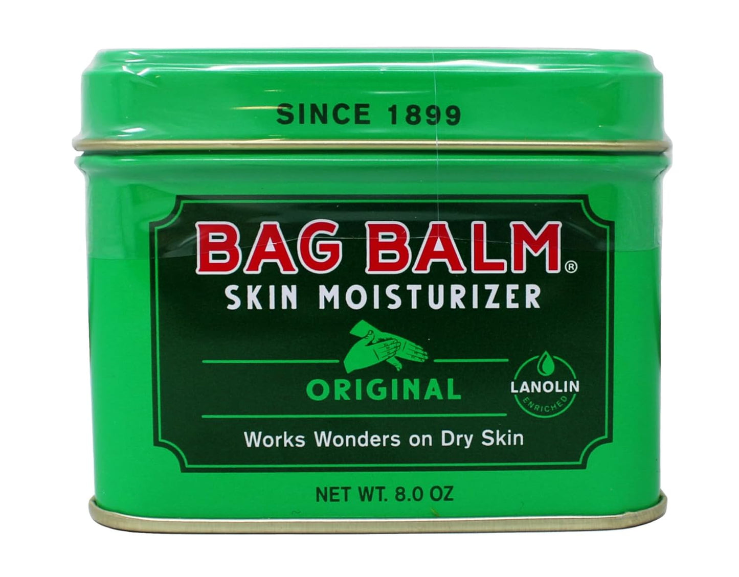 Bag Balm Vermonts Original Moisturizing And Softening Ointment, 8 Ounce (2 Pack)