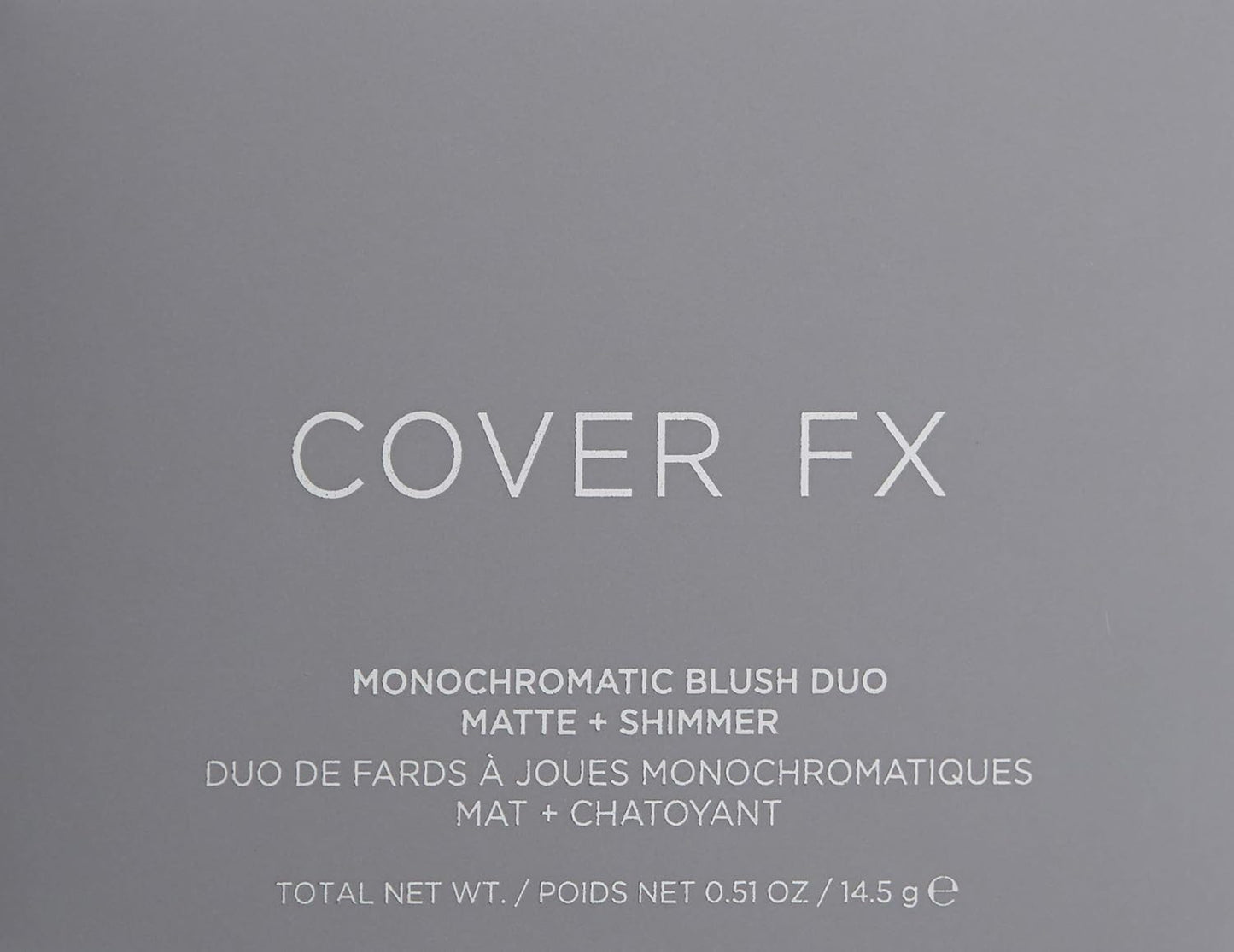 COVER FX Monochromatic Powder Blush Duo - Mojave Mauve: Dusty Rose - Matte + Shimmer Finish - Create Custom, High Impact Color
