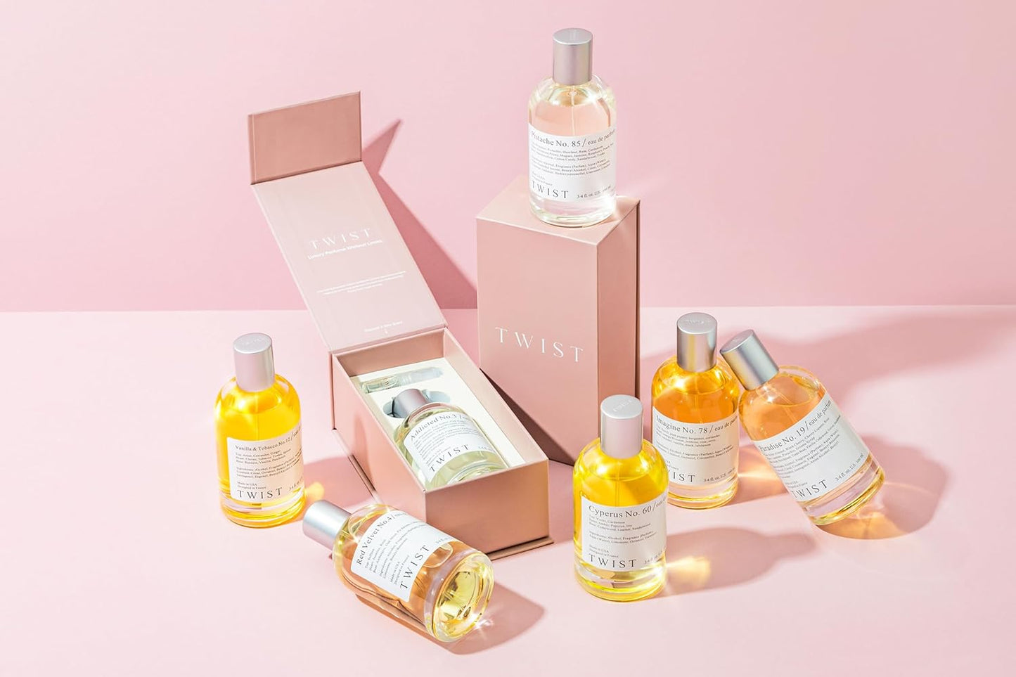 Twist Gooey Dates No. 25 - Inspired by L. Sticky Dates, Long-Lasting Perfume for Women & Men, Vegan, Clean Ingredients, Date Syrup & Vanilla Fragrance – Spray 100 ml | 3.4 fl. oz.