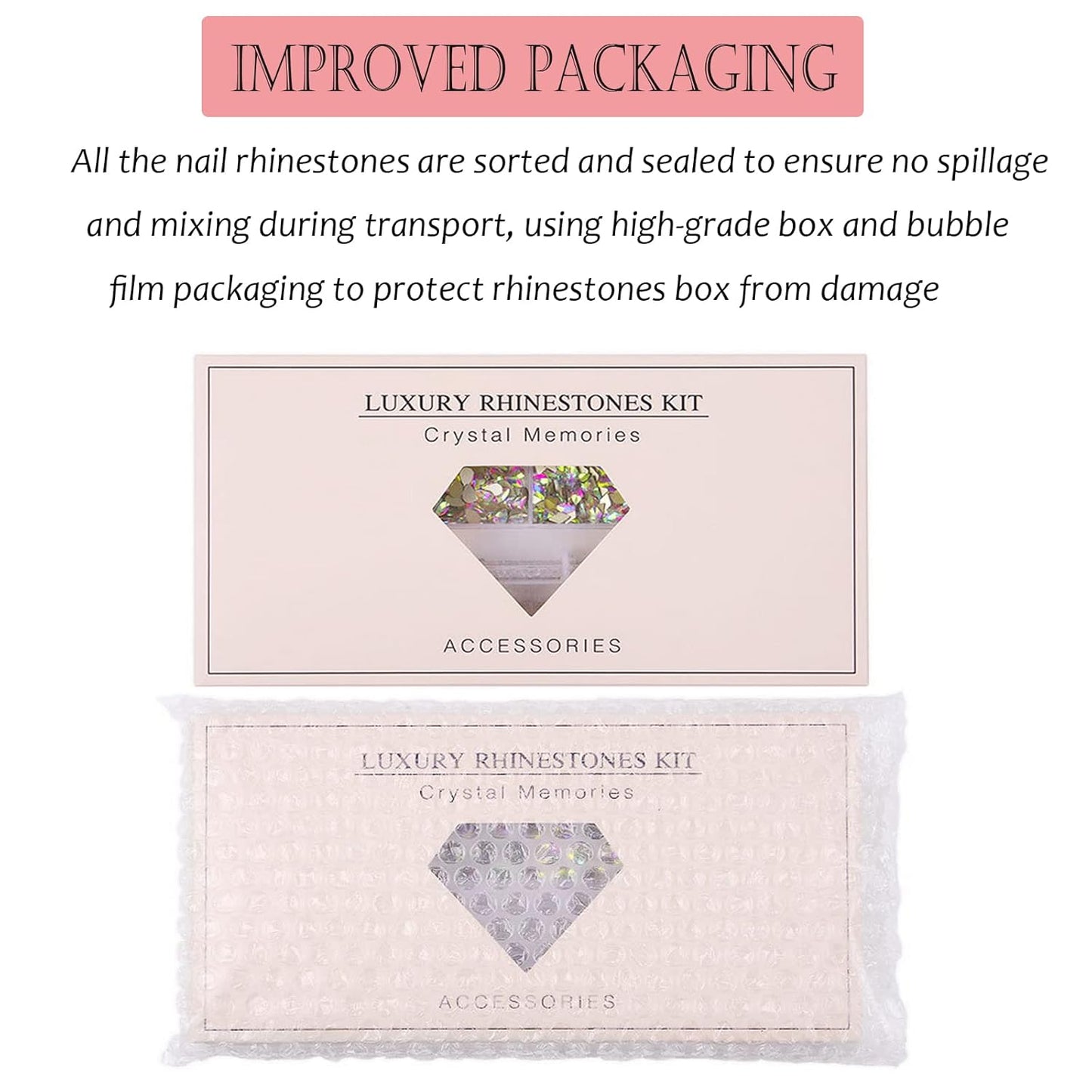 Nail Art Rhinestones, Nail Gems and Rhinestones Kit with Wax Pencil Flatback AB Rhinestones for Nails, Crafts, Makeup, Face, Clothes, Shoes