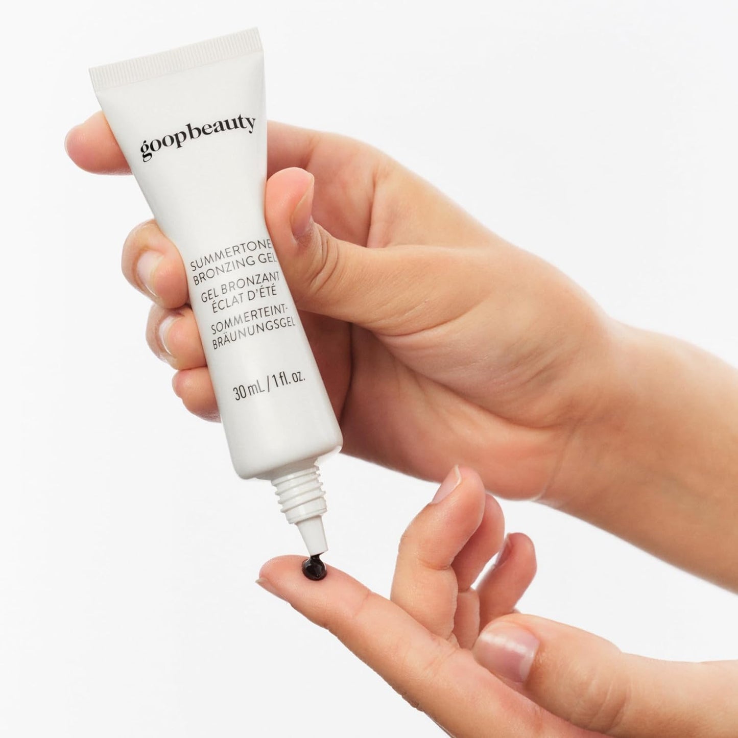 goop Beauty Summertone Bronzing Gel | Hydrating Skin Tint for a Sun-Kissed Glow | Vitamin E & Red Algae Astaxanthin | 1 fl oz