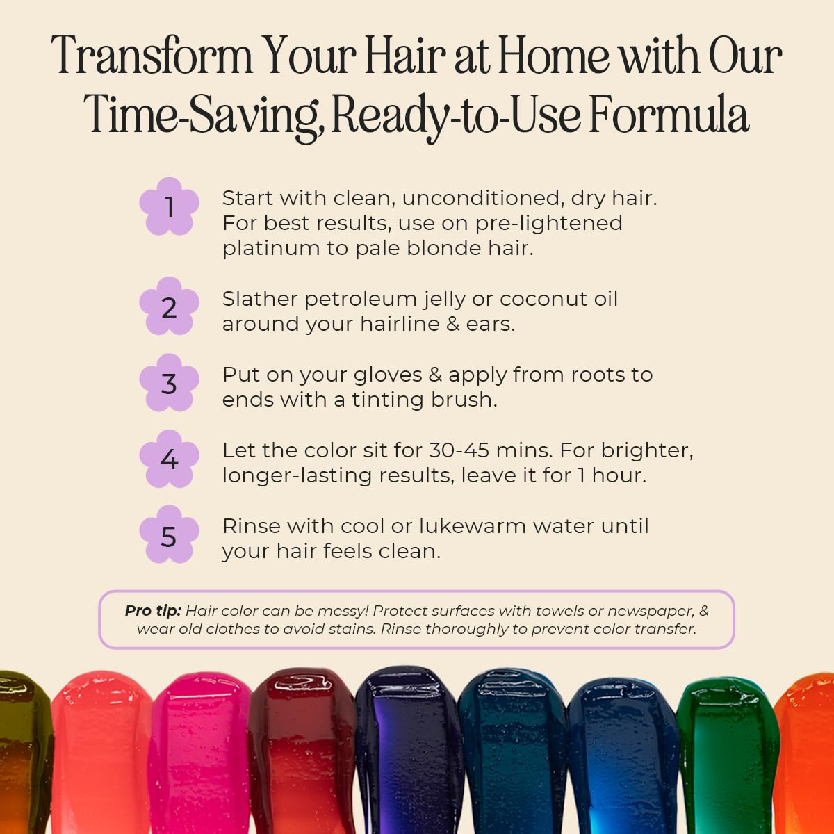 INH Semi Permanent Hair Color | Color Depositing Conditioner | Amethyst Dark Purple Hair Dye | No Bleach No Peroxide Temporary Tint for Women, Men | Vegan, Ammonia Free, Sulfate Free, Ready to Use 6oz