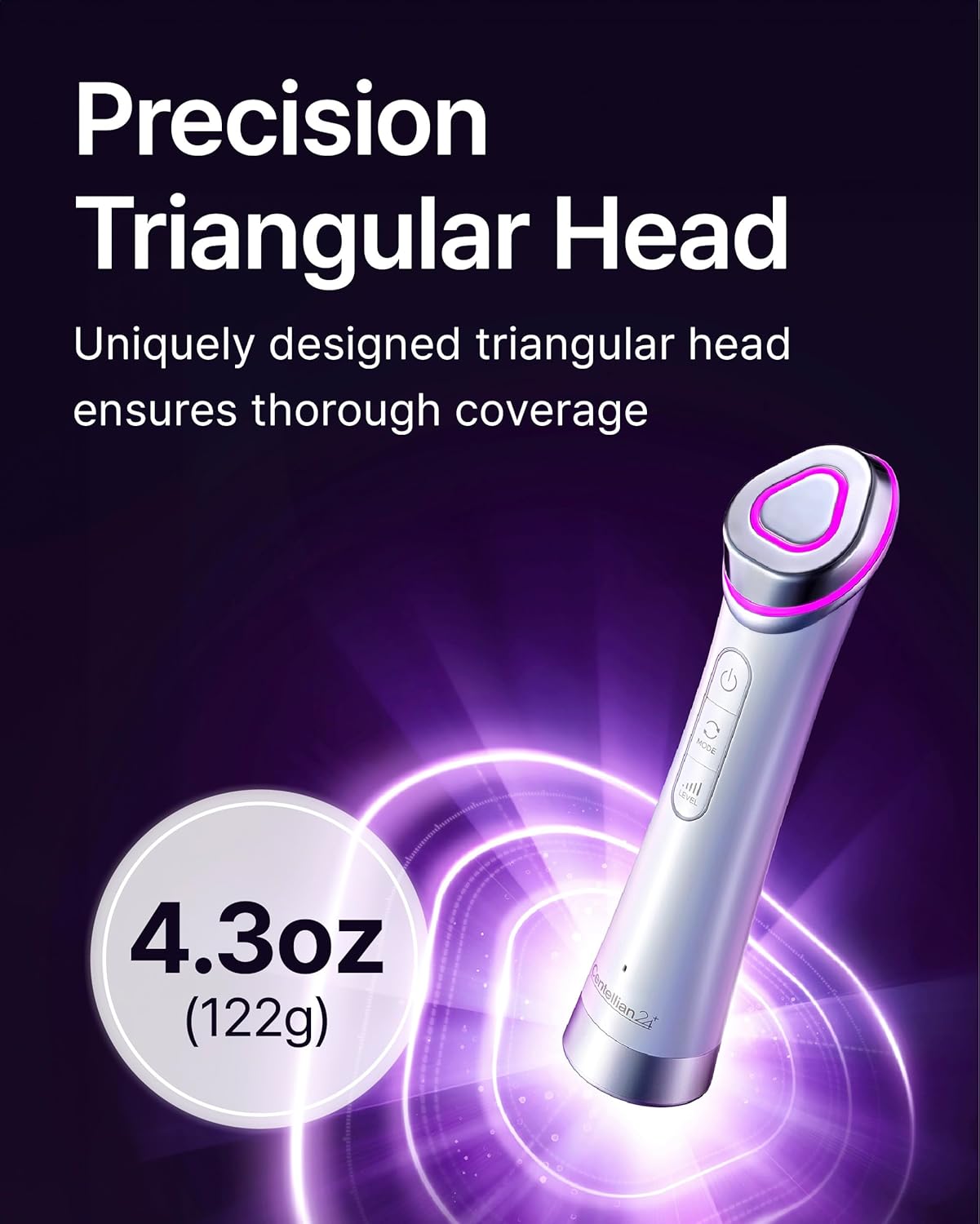 Centellian 24 Madeca Prime Facial Toning Device - 3-in-1, Glowing Glass Skin, Better Absorption, Ultra Light. Microcurrent, Premium Korean Skin Care.