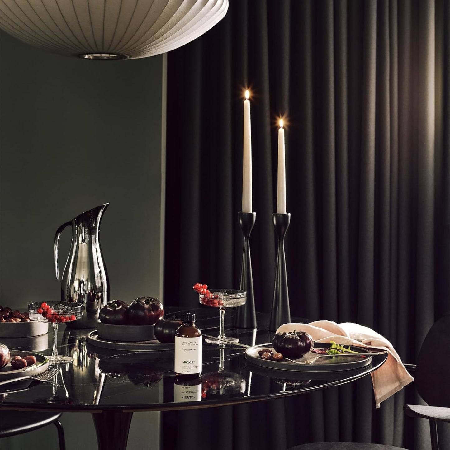 AromaTech Love Affair Aroma Essential Oil Blend: Luxury Hotel Inspired Aromatherapy with Jasmine, Saffron, Cedar & Amber for Ultrasonic Diffusers & Nebulizers - 16 fl oz, 500 mL