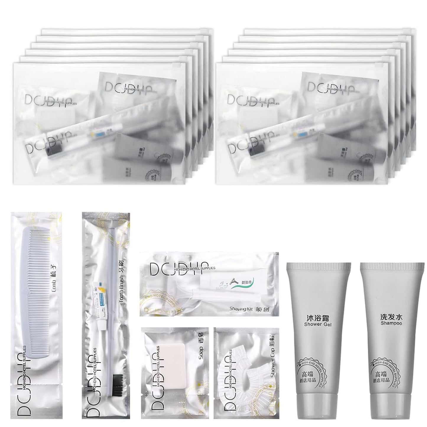 Hygiene Kit, Hygiene Kit Bulk, Individually Packed,The Travel Hygiene Kit Is Fully Equipped, Convenient For Personal Washing, Convenience Kits Suitable For Hotel, Home, Camping, Travel ( Pack-25)