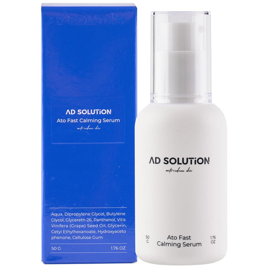 Ato Fast Calming Serum for Sensitive & Eczema-Prone Skin Instant Relief from Itch, Redness & Flare-Ups Powered by Cica & Panthenol 1.69 Fl Oz