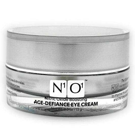 Age-Defiance Eye Cream - Day & Night Moisturizer with Nitric Oxide, Hyaluronic Acid, Complex Peptides, Ceramides - Hydrating Eye Cream for Dark Circles, Wrinkles, Fine Lines, Puffiness - 0.5 oz.