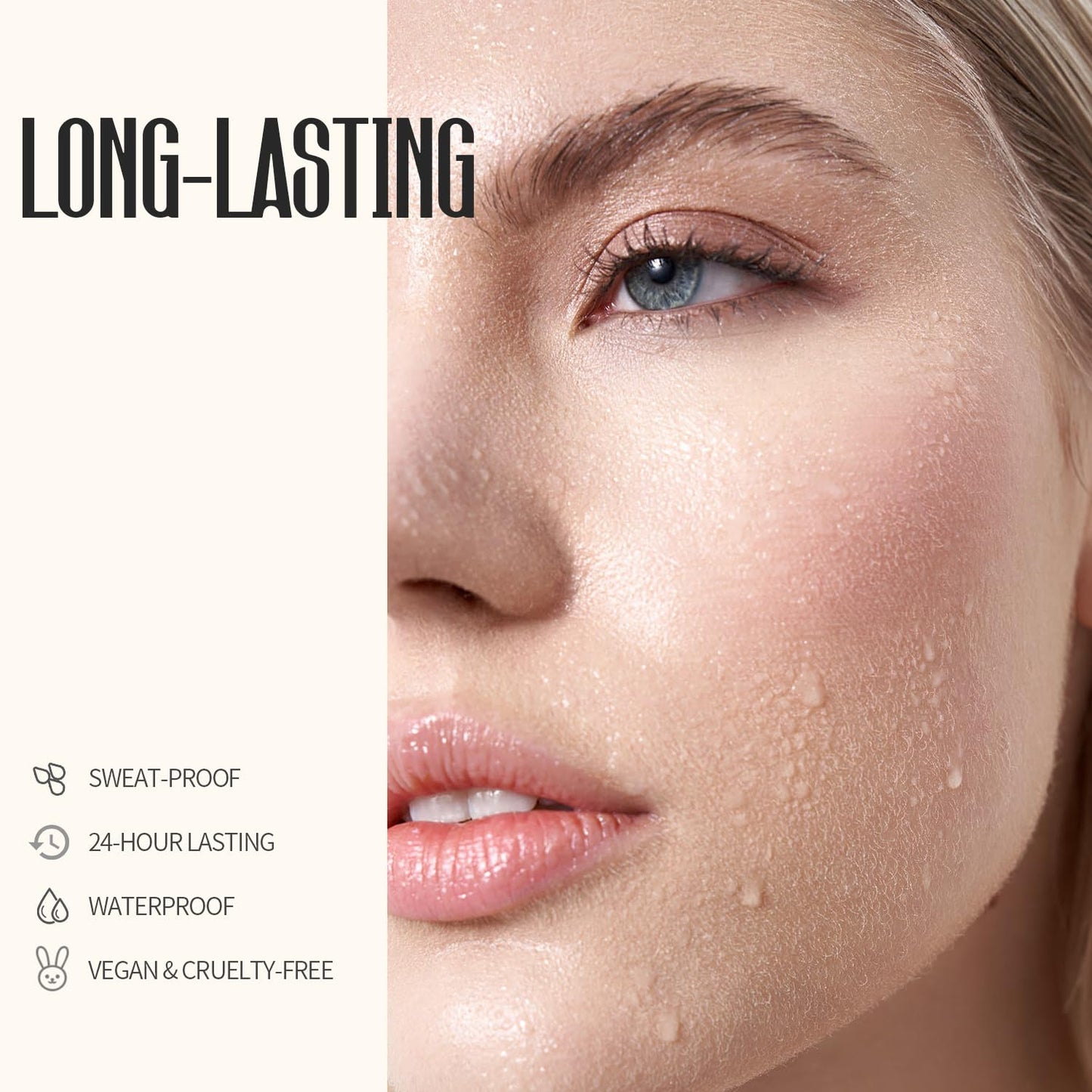 Blush Stick, Cream Blush for Cheeks and Lip Tint, Dewy Finish, Buildable & Blendable Color, Lightweight & Long-Lasting Formula | Warm Pink, 0.53fl.Oz