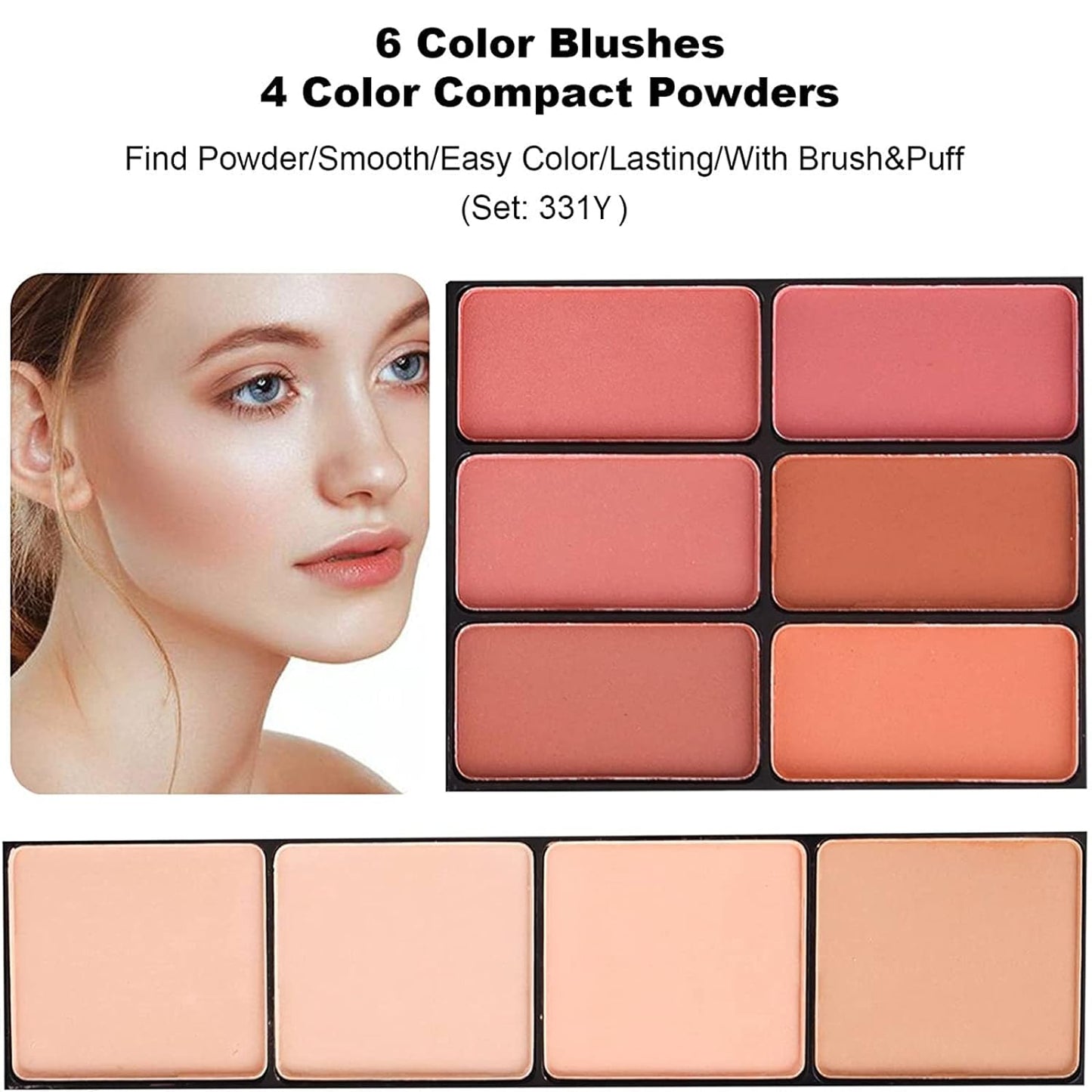 M 58 Color Professional Makeup pallet, Makeup Kit for Women Full Kit, All In One Makeup Kit Set, Makeup Gift Set for women girls (331N)