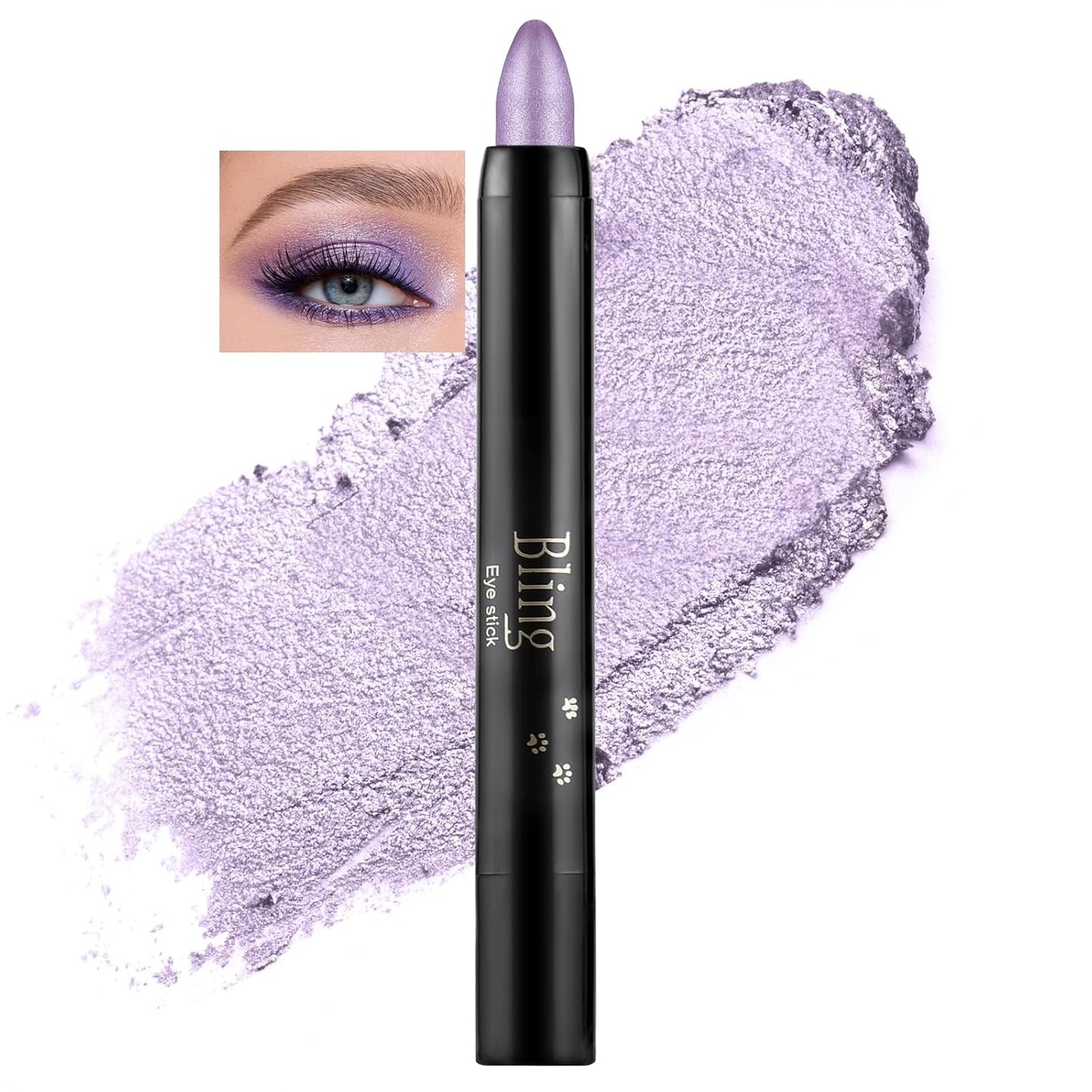 Boobeen Waterproof Eyeshadow Stick - Shimmer Cream Eyeshadow Pen for Easy Glitter Eye Makeup
