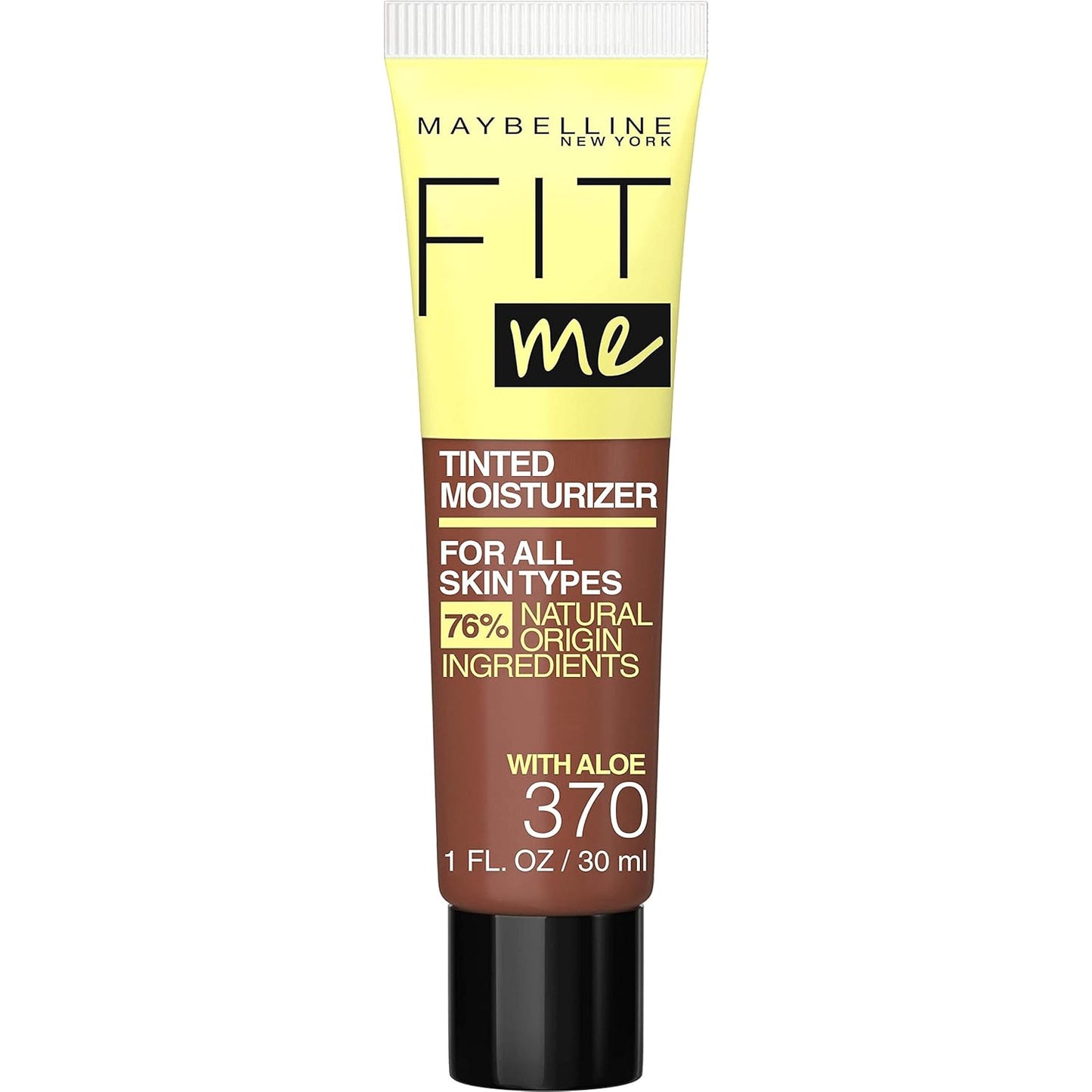 Maybelline Fit Me Tinted Moisturizer, Natural Coverage, Face Makeup, 370, 1 Count