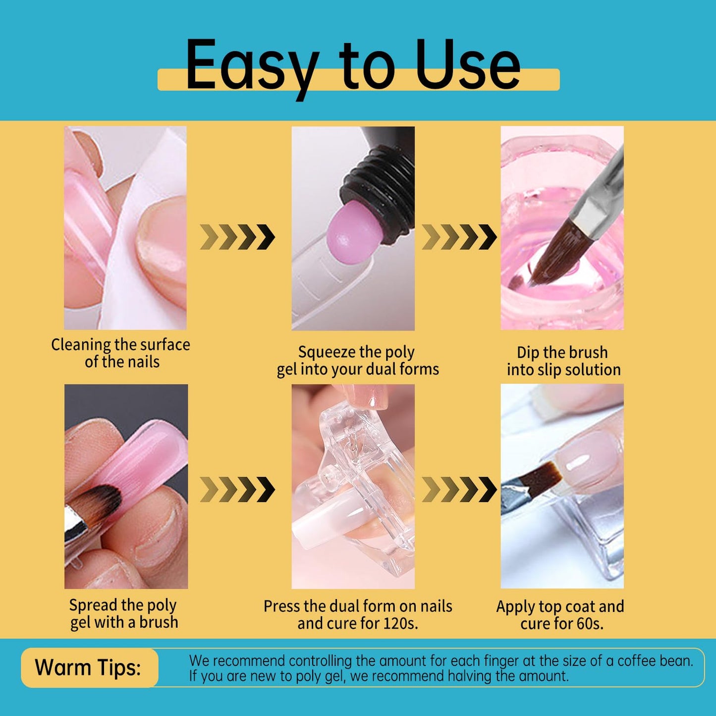 Slip Solution 4Fl.Oz Slip Solution Nail Extension Gel Liquid Slip Solution for Poly Gel Nails with Brush Spatula Glass Cup Nail Cleaning pads Gel Cleanser for Nails