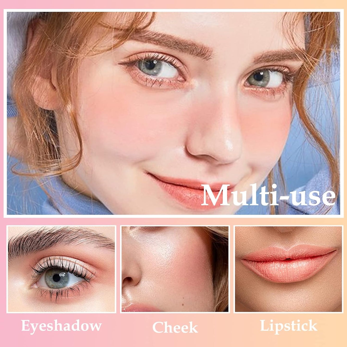 Boobeen Liquid Blush Velvet Cream Blush Makeup Matte Soft Gel Face Blush Makeup for Cheeks, Lightweight Blendable Liquid Blush Stick, Long-lasting Smooth Natural Blush Color