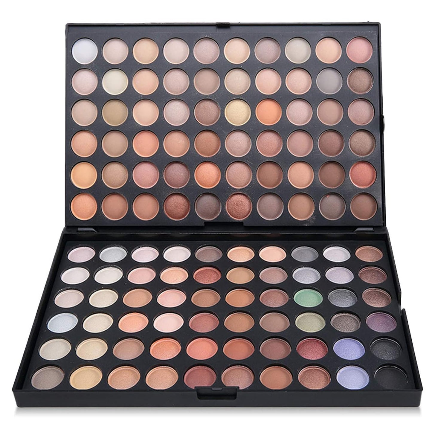 120 Nude Eyeshadow Palette, Beauty Makeup Palette Multicolor Combinable Highly Pigmented Warm Color Cosmetic Sweatproof Matte Pearl Shimmer Makeup Shadow Palette Professional for Women #4