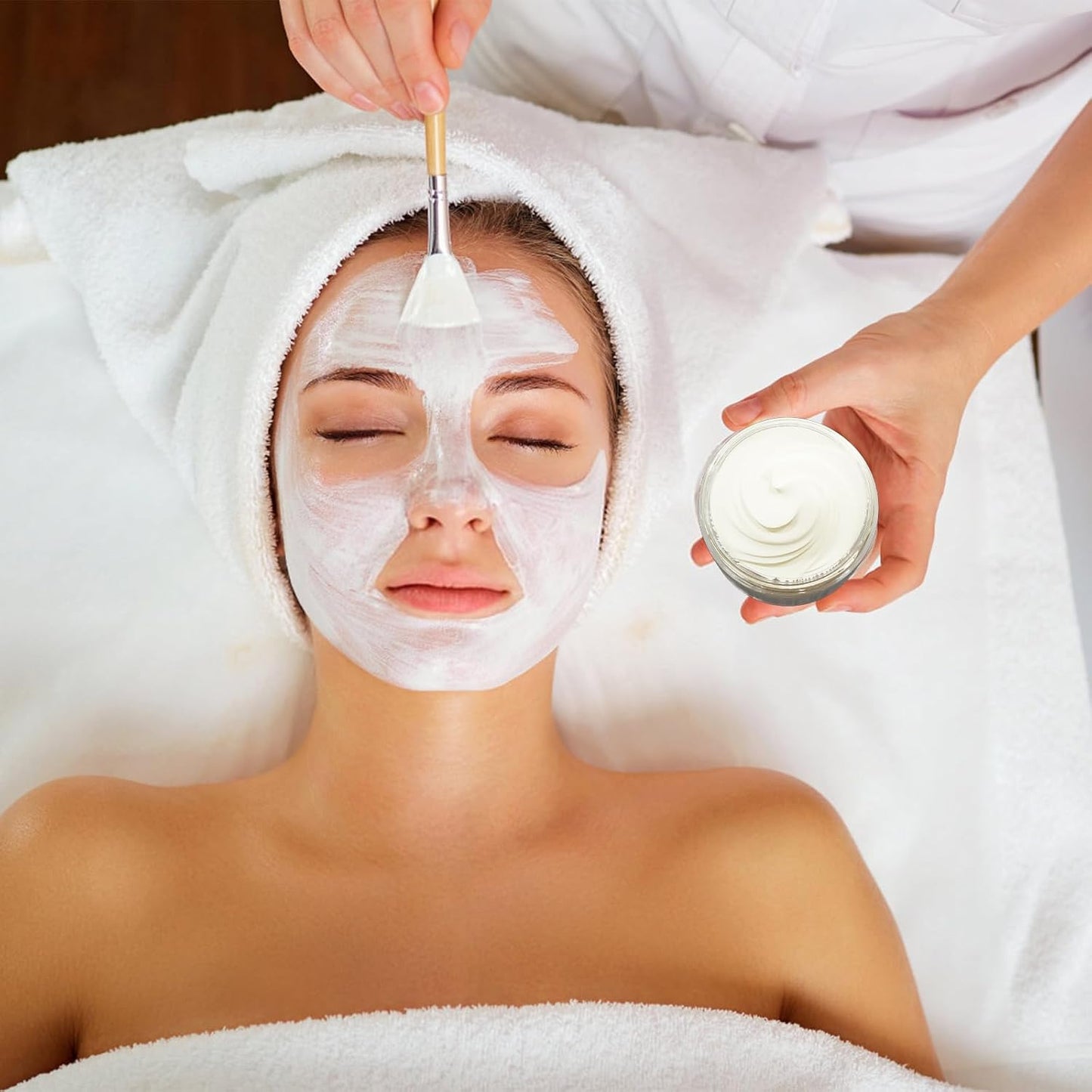 8 oz Clear Plastic Round Jars with Black Lids, 40pcs 8oz 250ml Leak-Proof Wide-Mouth Cosmetic Storage Containers for Slime, Kitchen Use, Beauty Products, Cream, Scrubs, Bath Salt and More