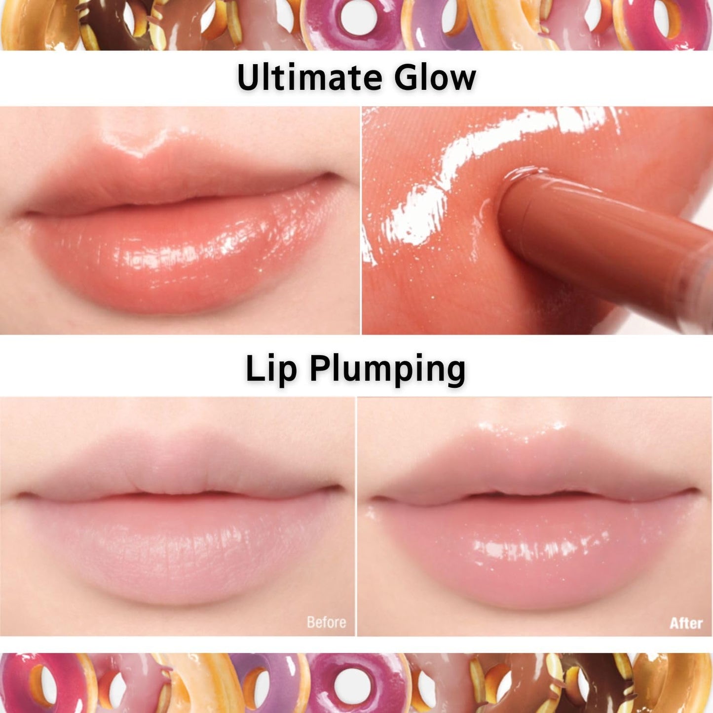 BBIA Over Glaze Stick - Lip Plumping Gloss Melting Balm Lipstick, Intensive Volume Up, High Shine & Glossy, Ultra Watery Moisturizing & Volumizing, Glowy Texture, Korean Lip Makeup (02 CANDY GLAZE)