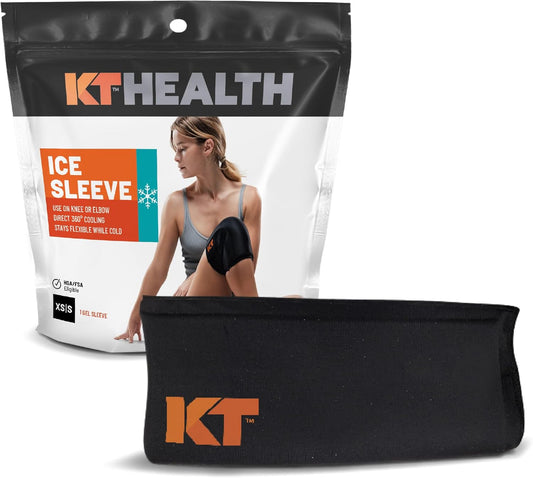 KT Health, Size XS/S, Ice Sleeve and Universal Bag, Direct 360 Degree Cooling and Compression
