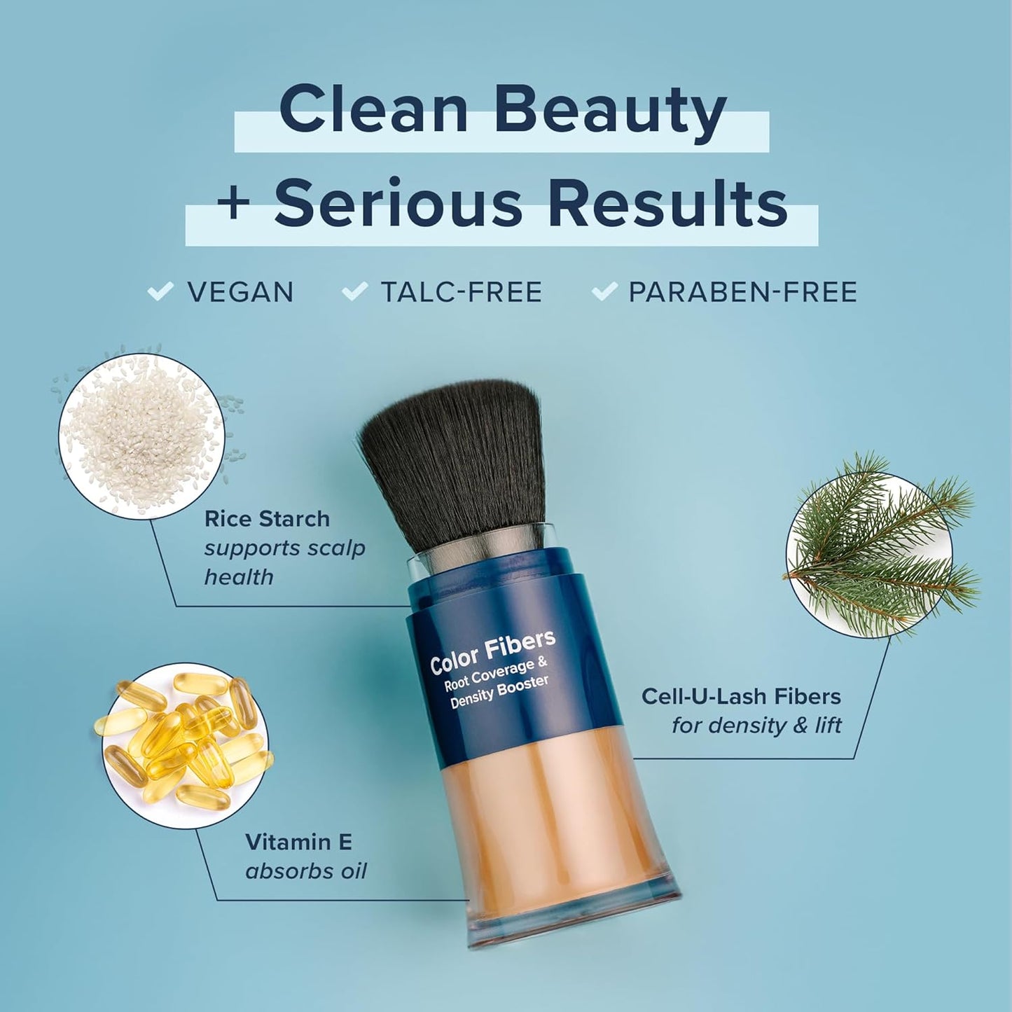 TRUHAIR Color Fibers Root Coverage & Density Booster | Quick-Apply Root Touch Up Hair Color | Natural Color Matching, Gray Hair Cover up to Color Gray Roots - 11 Hair Colors Available (Light Blonde)