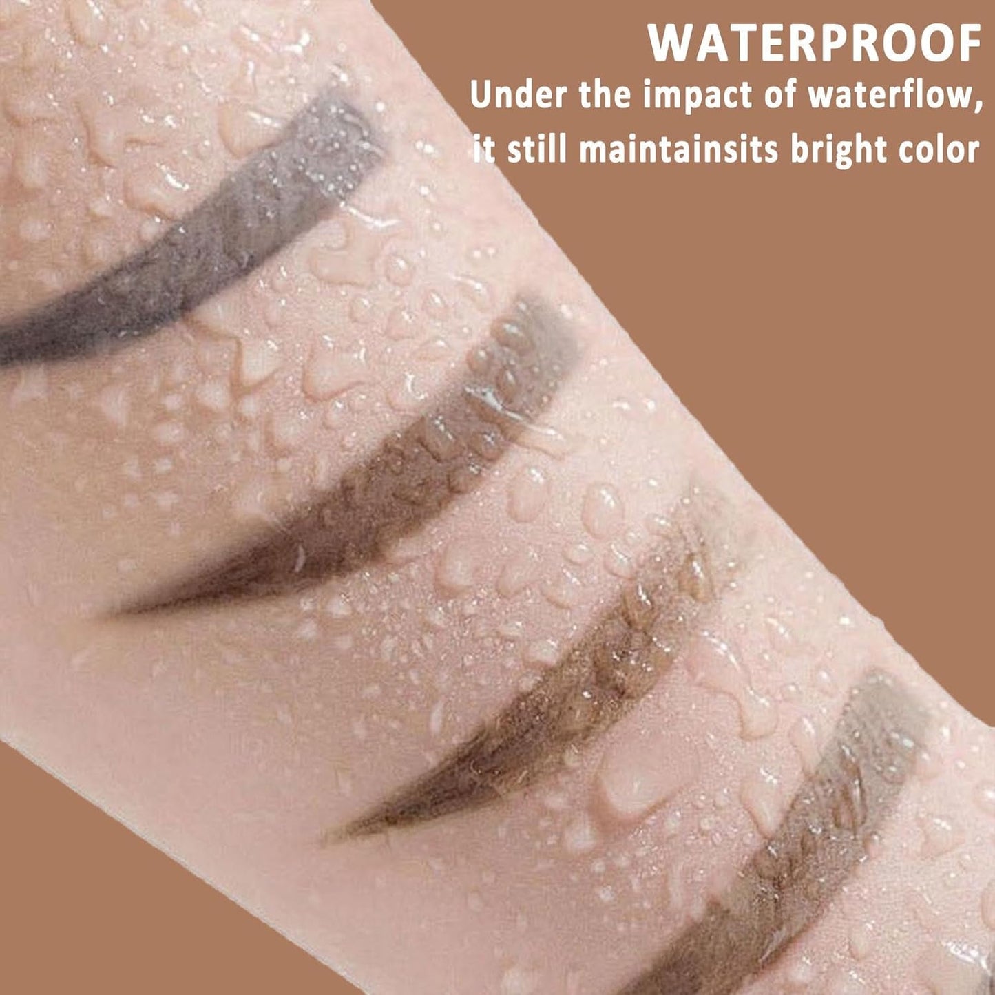 Tattoo Eyebrow Gel Easy Peel Off, Peel Off Eyebrow Tint, Easy Peel off Eyebrow Gel, Peel Off Eyebrow Tint, Waterproof & Sweatproof for All Skin Types (3 pcs)