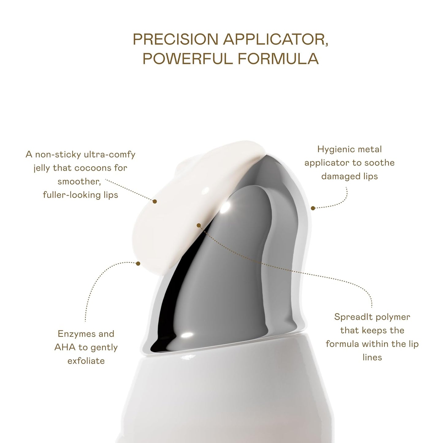 EADEM Le Chouchou Lip Softening Balm, Lip Gloss for Women, Lip Plumper & Lip Mask, Overnight Hydrating & Moisturizing Luxury Lip Balm, 0.5 oz, Butter Mochi