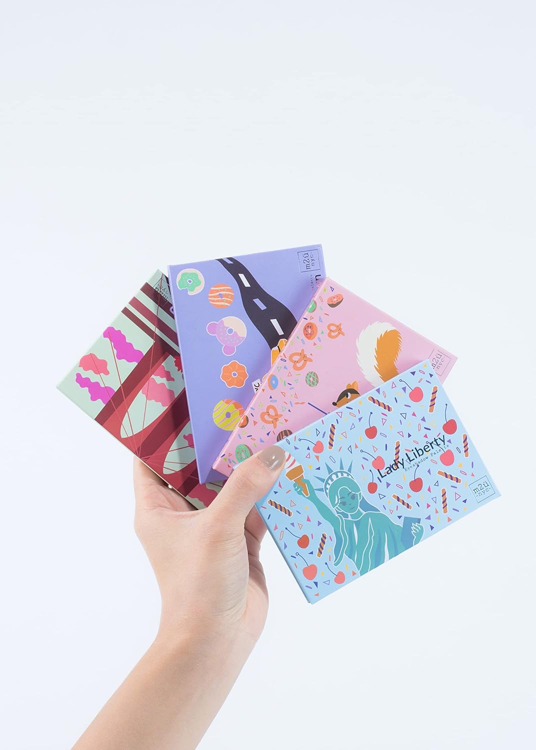 M2U NYC Eyeshadow Palette, Eye Shadow, Makeup Palette, Eye Shadow Palette Makeup, Makeup Palettes, 6 Tones/Shades, Multiple Colors from Nude to Bold (Green/Yellow Pop Colors)