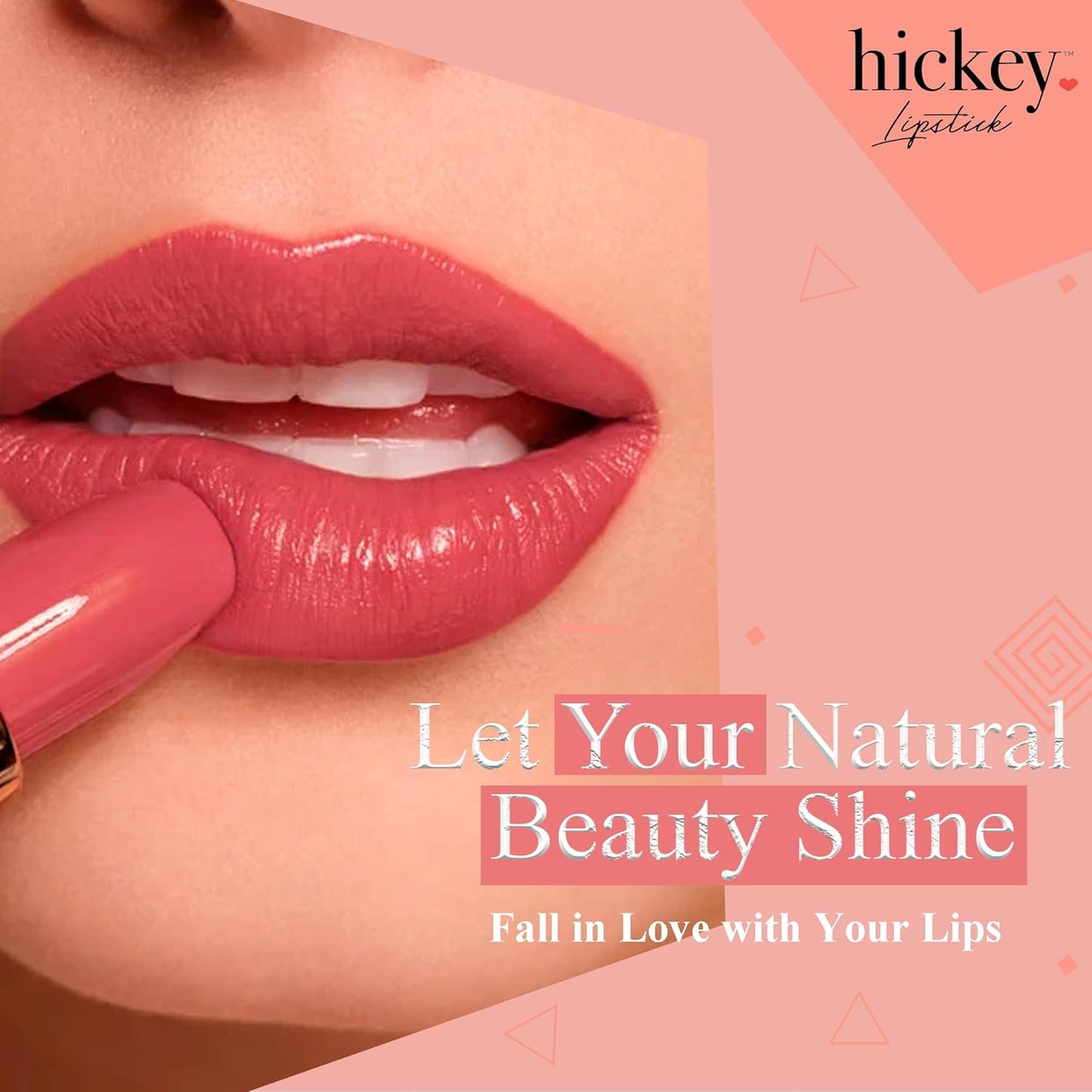 Hickey Lipstick Birthday Suit Best Nude Lipstick Refill - Long Lasting Lipstick for Women, Hydrating & Moisturizing Shade, Lip Color for Women (Birthday Suit Nude)
