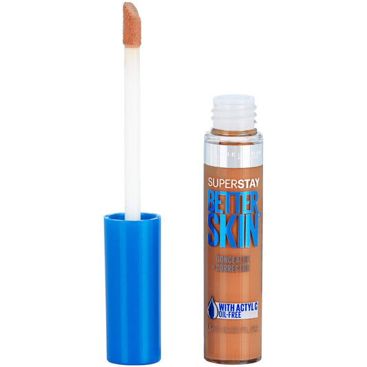 Maybelline New York Superstay Better Skin Concealer, Medium/Deep, 0.25 Fluid Ounce