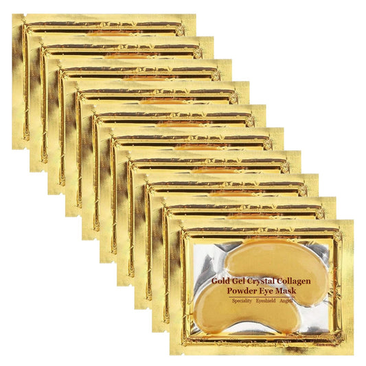 Jakuva 30 Pairs Eye Patches, Under Eye Patches for Dark Circles and Puffy Eyes, Reduce Wrinkles, Collagen Eye Mask Skincare Eye Pads for Moisturizing, Hydrating,24K Gold
