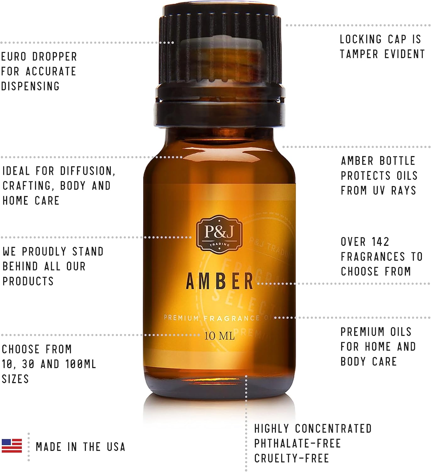 P&J Trading - Raspberry Scented Oil 100ml - Fragrance Oil for Candle Making, Soap Making, Diffuser Oil