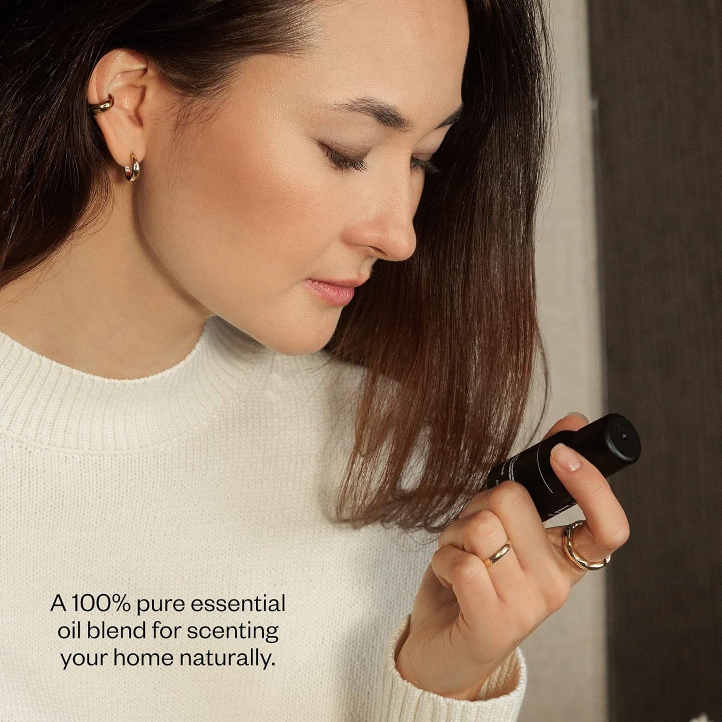 Vitruvi Golden Citrusy Essential Oil Blend with Grapefruit, Palmarosa, and Cinnamon Oil (0.5 Fl oz)