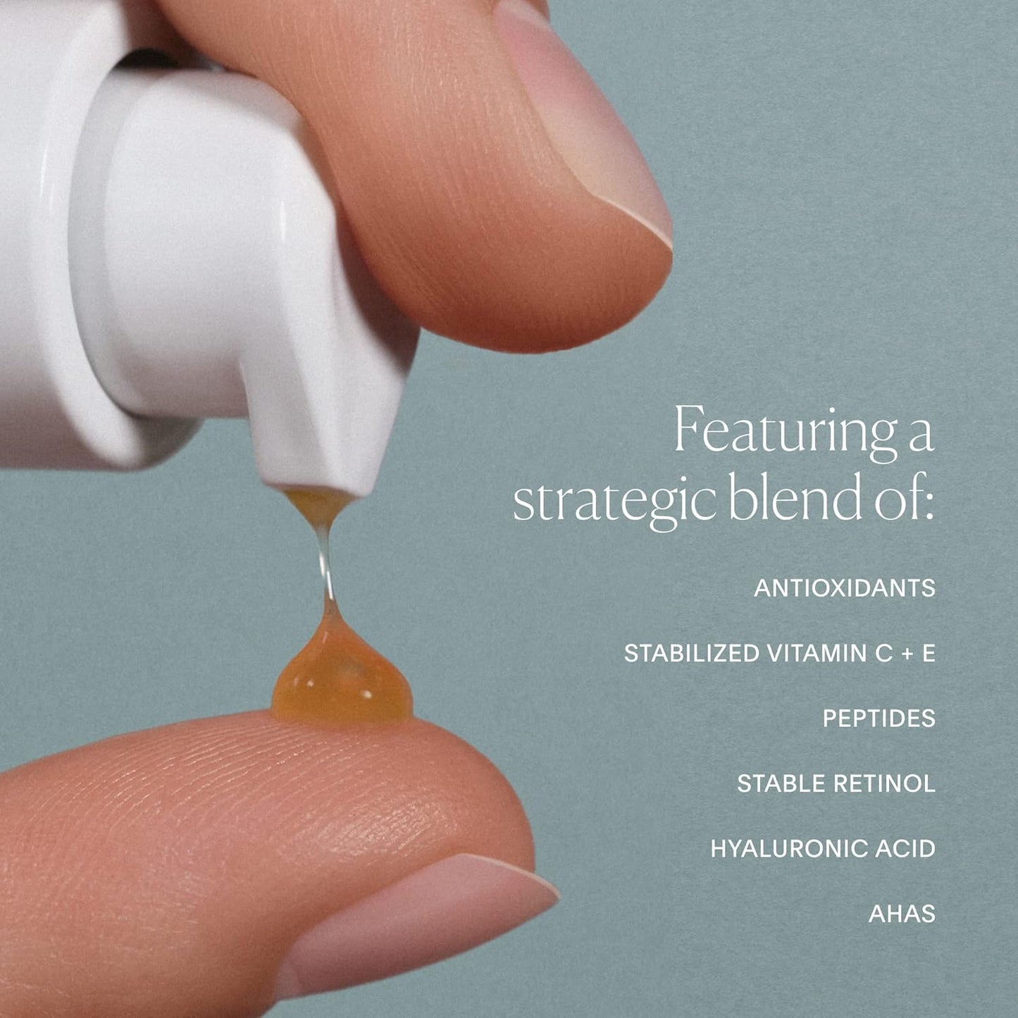 U Beauty Resurfacing Compound Serum - Renew & Illuminate Face Serum - Advanced 8-in-1 Formula with Vitamin C, Retinol, Hyaluronic Acid, & Peptides - Targets Fine Lines, Pores- 1.0 fl.oz