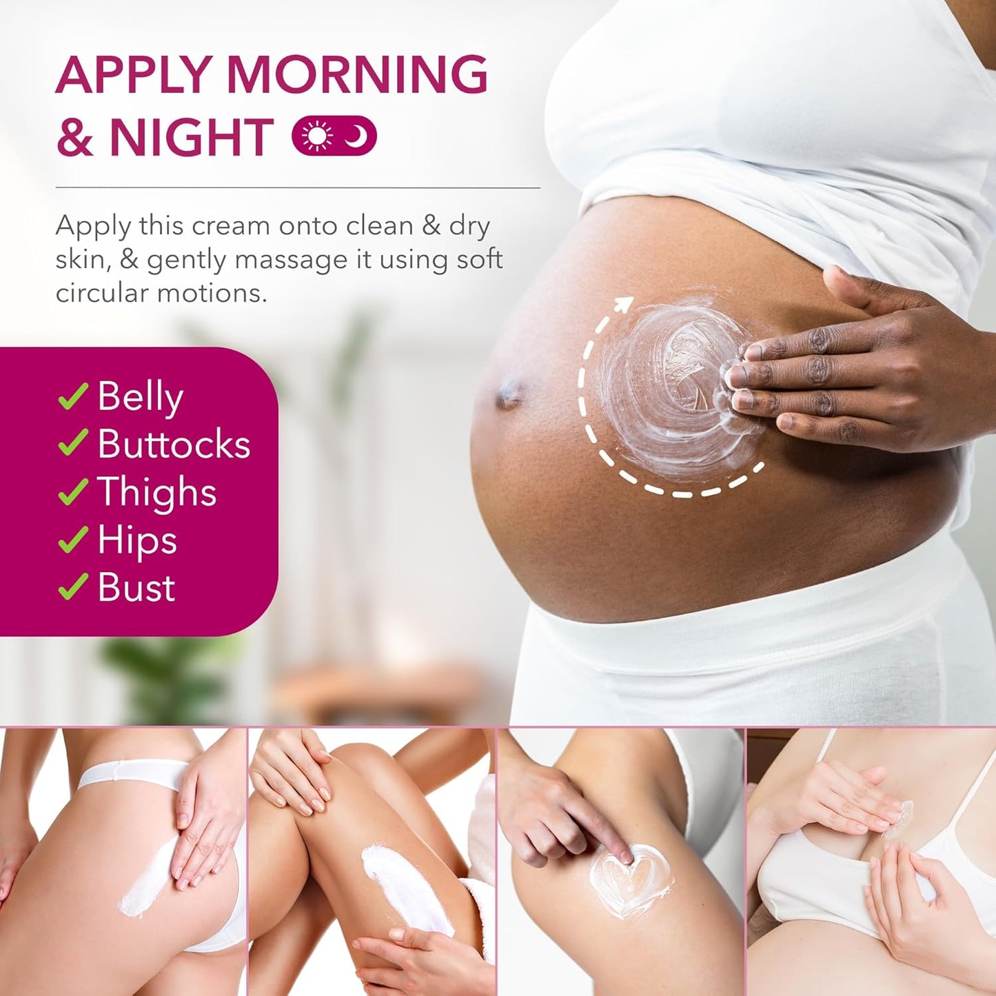 Stretch Mark Cream - Provides optimal skin hydration and improves its appearance 5 FL. OZ. (150 ml)