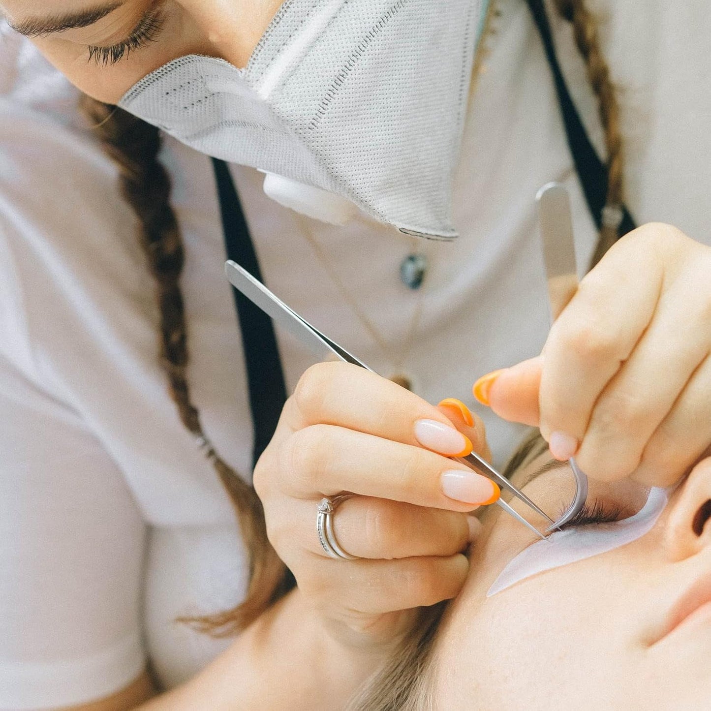 70 Pairs Under Eye Patches, Isolation Eyelash Extension Pads, Under Eye Gel Pads for Pro Salon and Individual, DIY Lashes Extension Supplies (Pink)