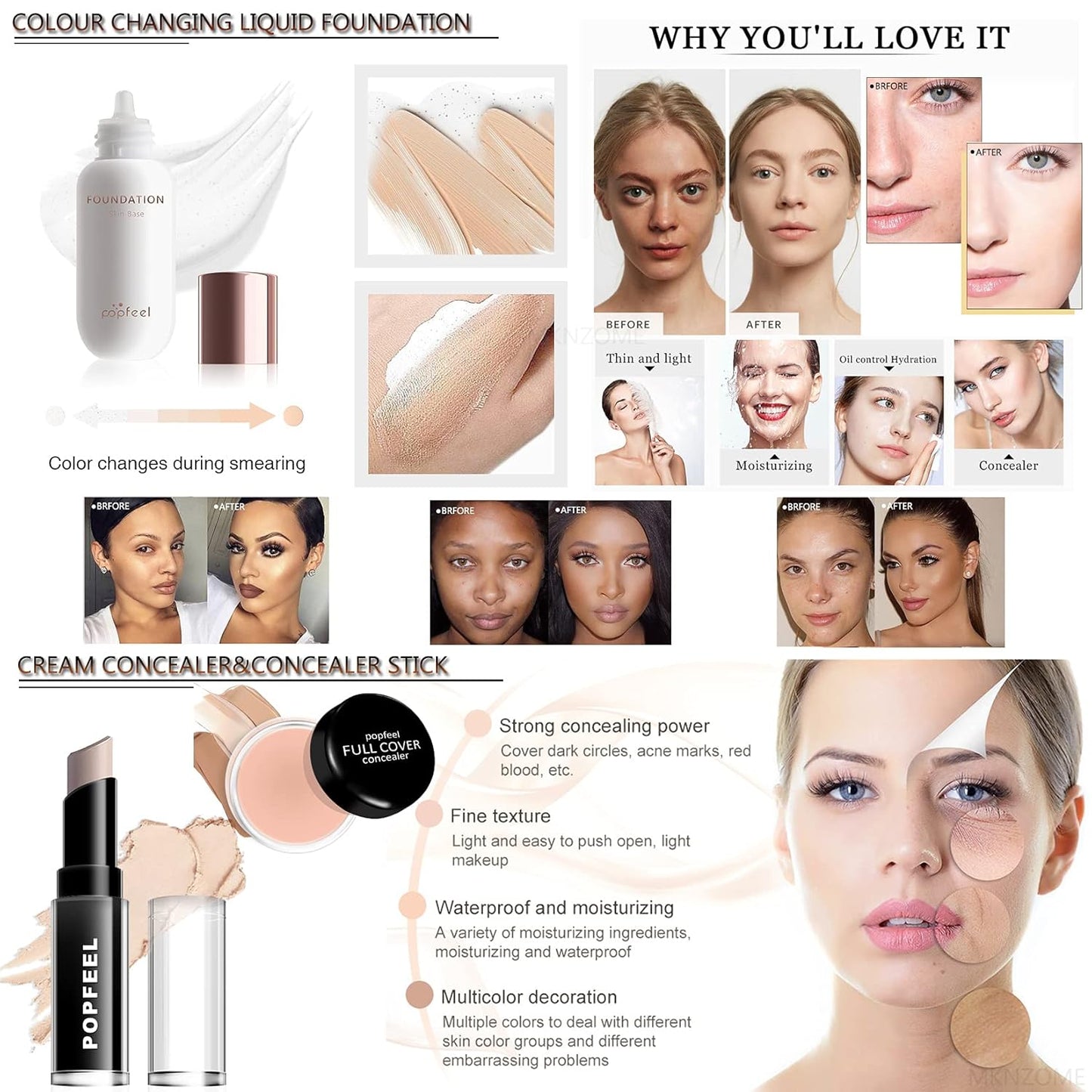 Professional Makeup Kit for Women Full Kit, Makeup Set Cosmetic Make Up Kit with Makeup Bag Include Eyeshadow Palette Makeup Brushes Set Lipstick Lip Gloss Foundation Concealer