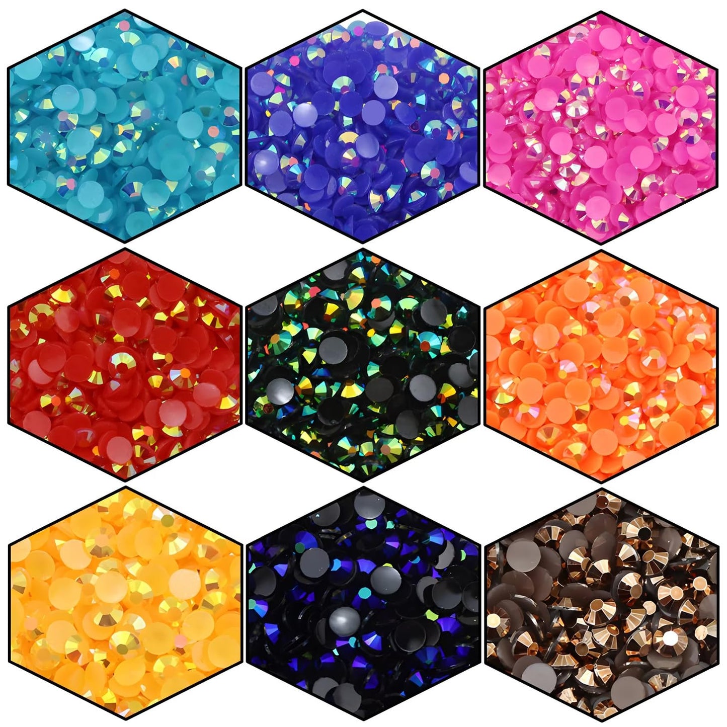 720 Pcs SS30 6mm Flatback Rhinestones for Nails Art Crafts Glitter Round Shine Gems AB Crystals DIY Clothes Shoes （Light RoseRed AB）