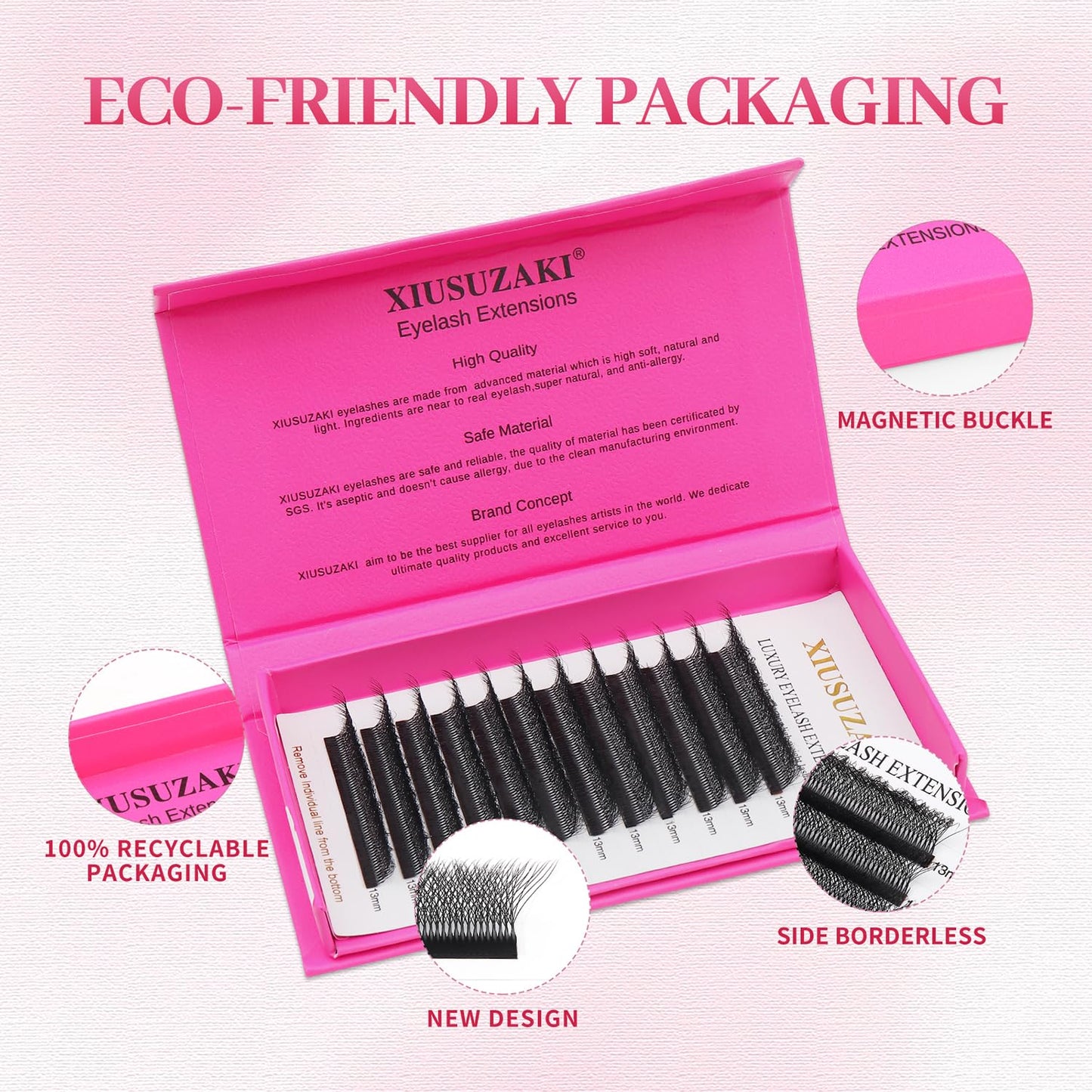 W Lash Extensions Supplies 8D Eyelash Extensions W Shape 0.07mm Thickness D Curl 10mm Premade Fans Easy Fan Lashes Volume Matte Black 12 Rows Crisscross Eye Lashes(W-8D-0.07-D,10mm)