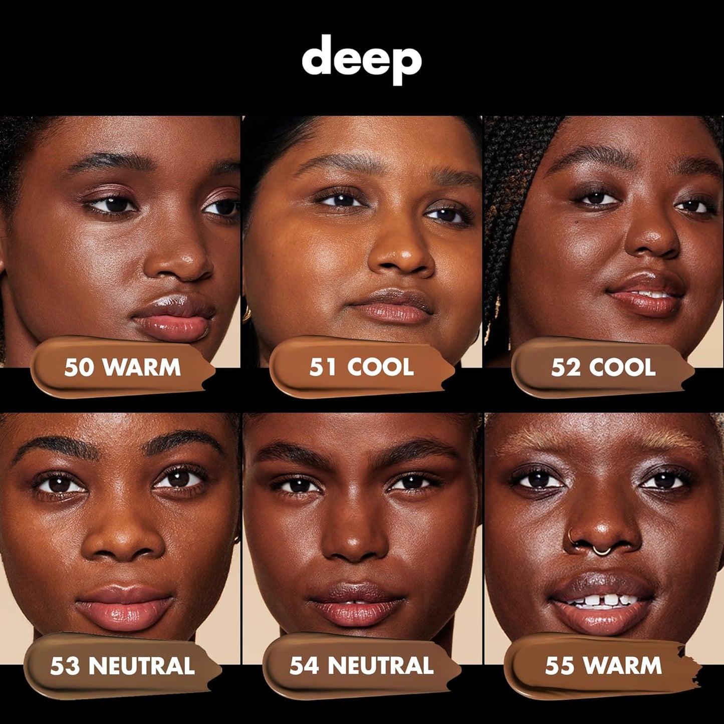 e.l.f. Soft Glam Foundation, Medium Coverage, Long-Lasting & Buildable Foundation For A Smooth, Satin Finish, Vegan & Cruelty-Free, 54 Deep Neutral