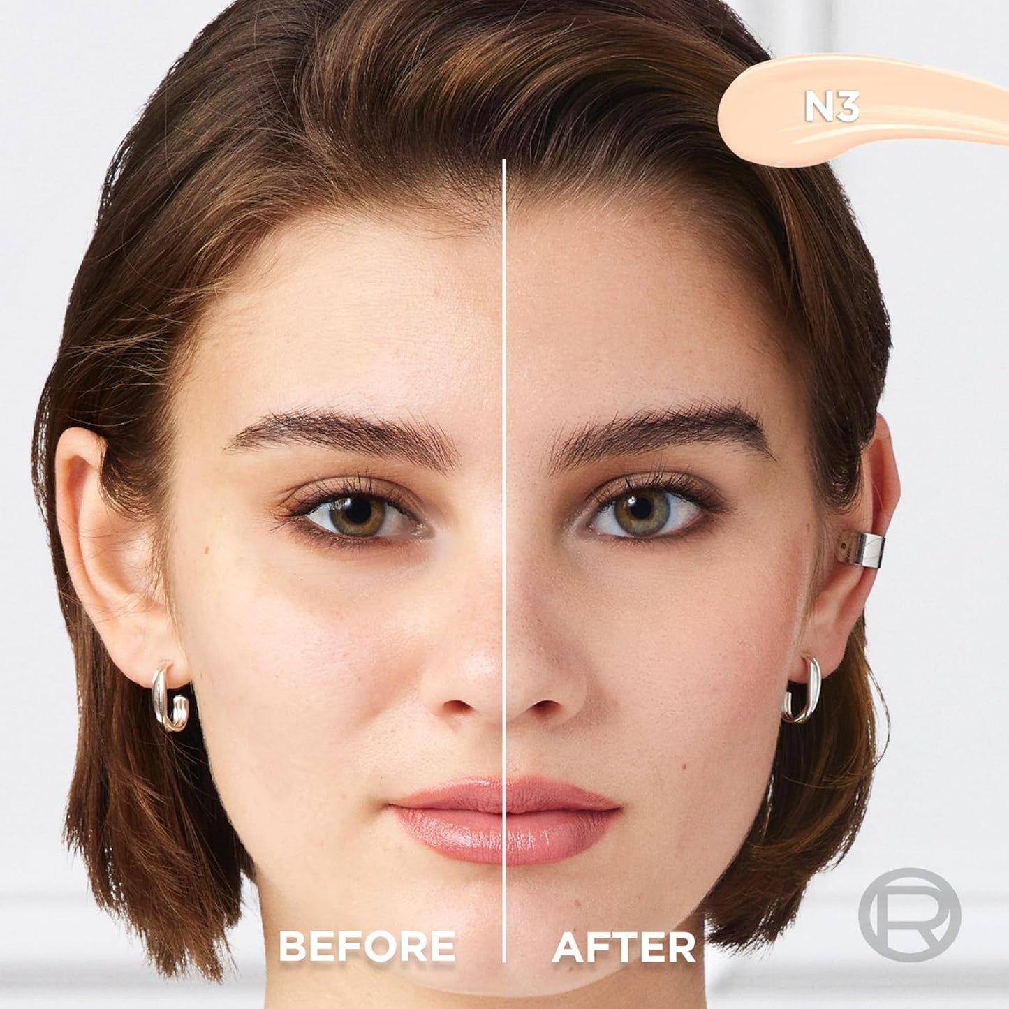 L’Oréal Paris True Match Radiant Serum Concealer, Brightening Under Eye Concealer Make Up with 1.5% Hyaluronic Acid and Caffeine, N3, 0.33 Oz